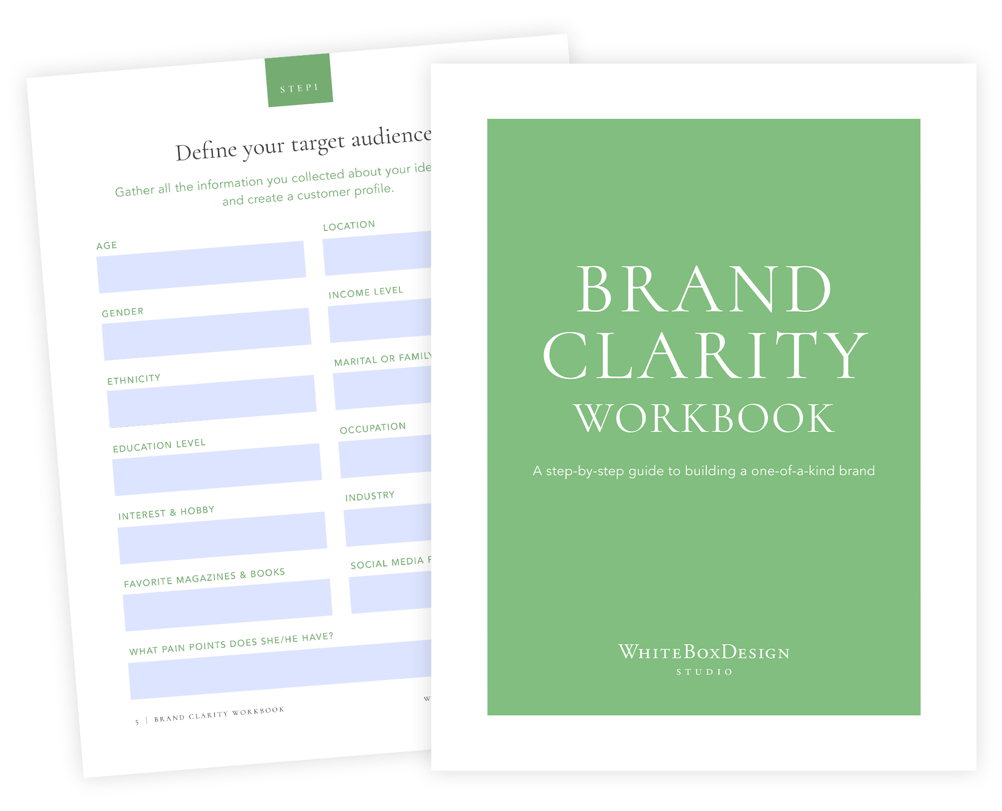 Brand Clarity Workbook by WhiteBoxDesignStudio