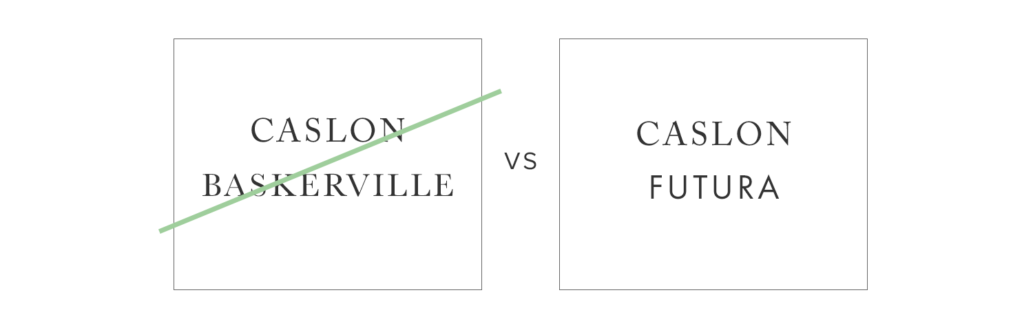 Avoid choosing similar typefaces-sample by Natsumi Nishizumi