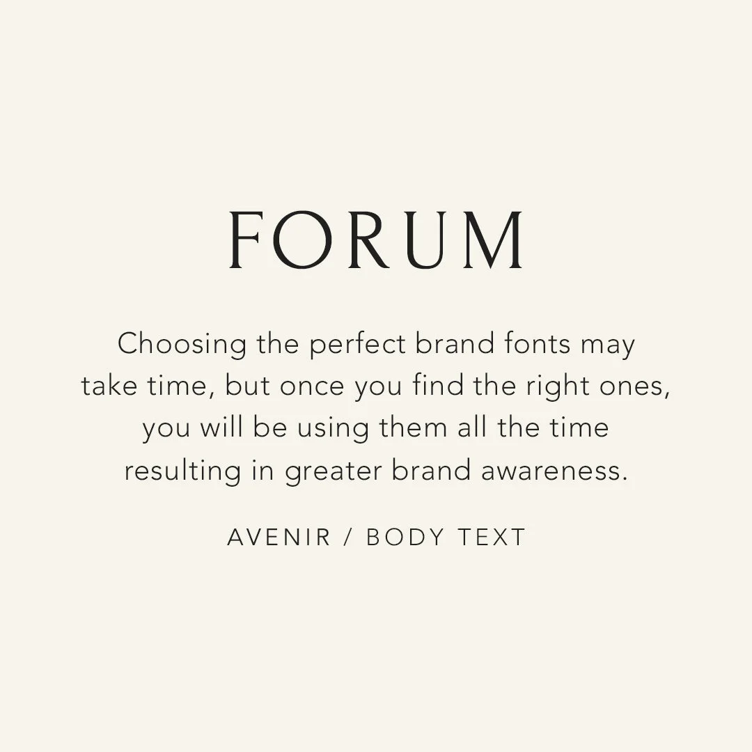 The 5 Best Font Pairings for Premium Brands - Natsumi Nishizumi Design ...