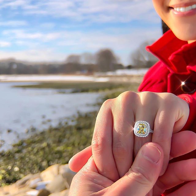 There&rsquo;s no better feeling (personally) than when I get a &ldquo;She Said Yes&rdquo; text from my wonderful clients!  This is why I do, what I do!  Happy Friday! 😇✨ 💍 &bull;
&bull;
&bull;
#Shesaidyes #Proposal #Beauty #Design #Style #Engaged #