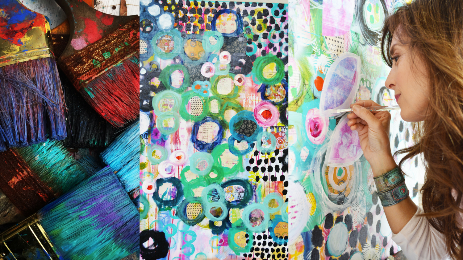 Mixed Media Art Journal Page by Rae Missigman 