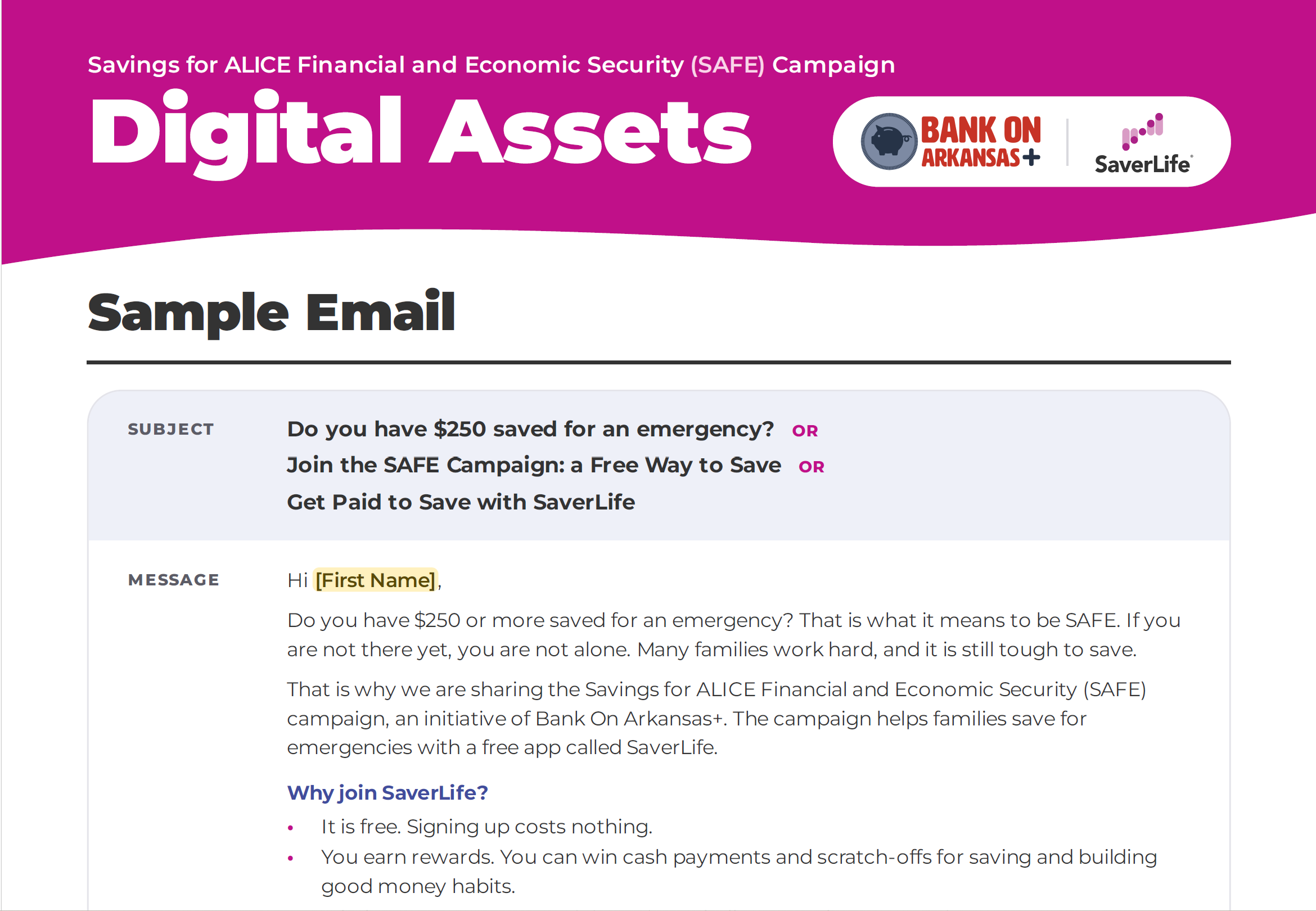 SAFE Digital Materials