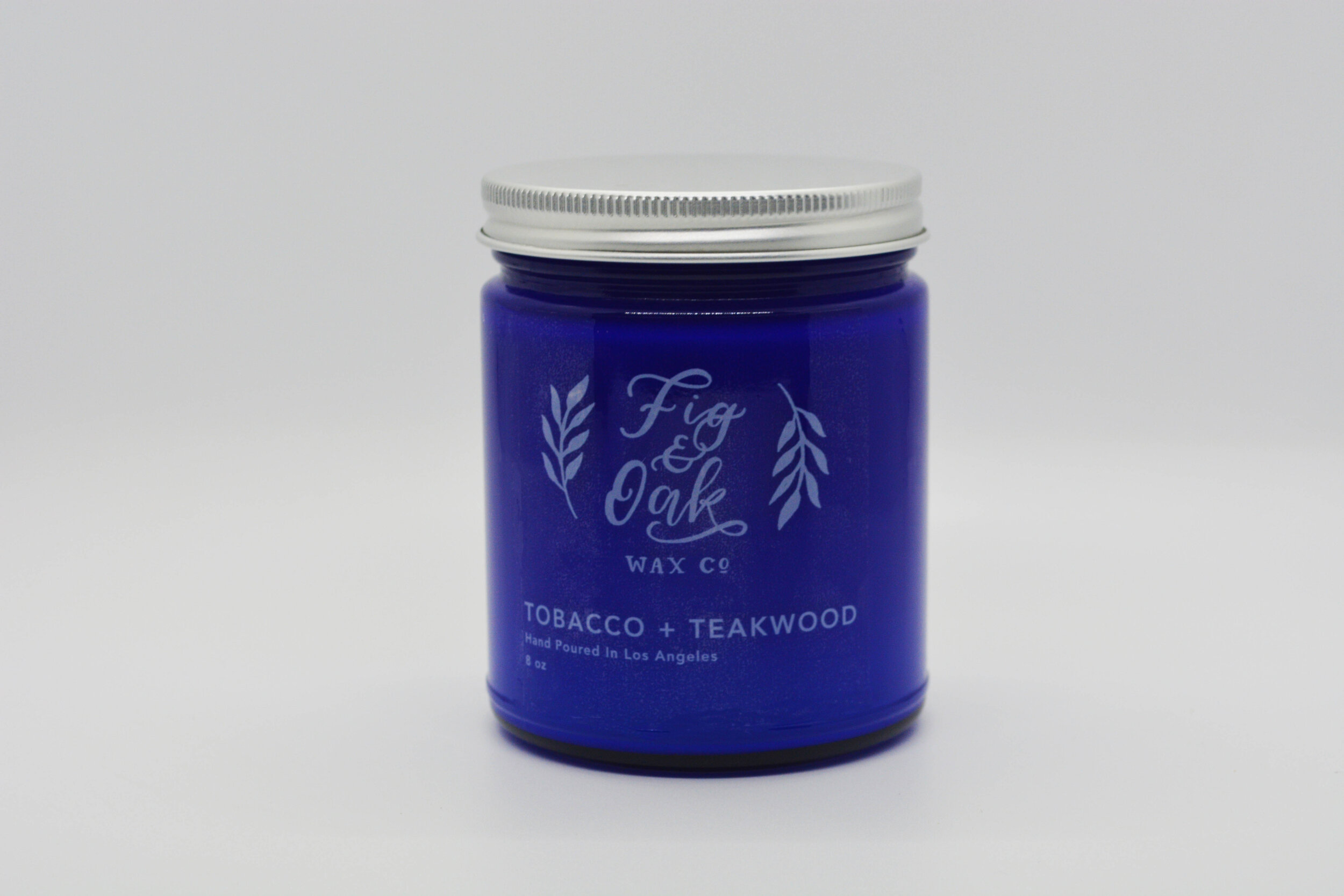 Tobacco + Teakwood 8 oz Soy Candle