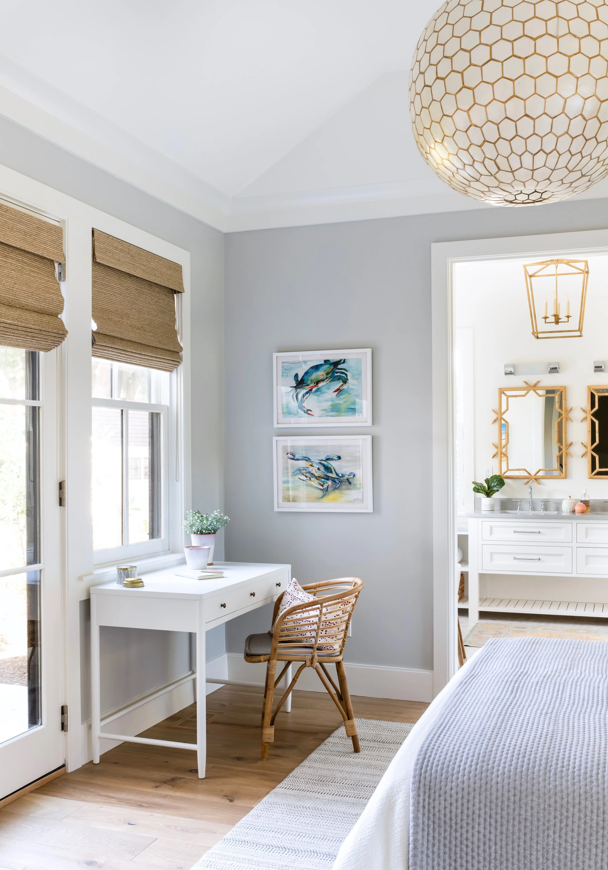 RI Beach House - Guest Suite, Powder, and Entry