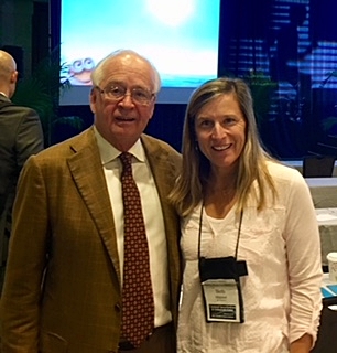 Beth Maynor with Dr. James Andrews