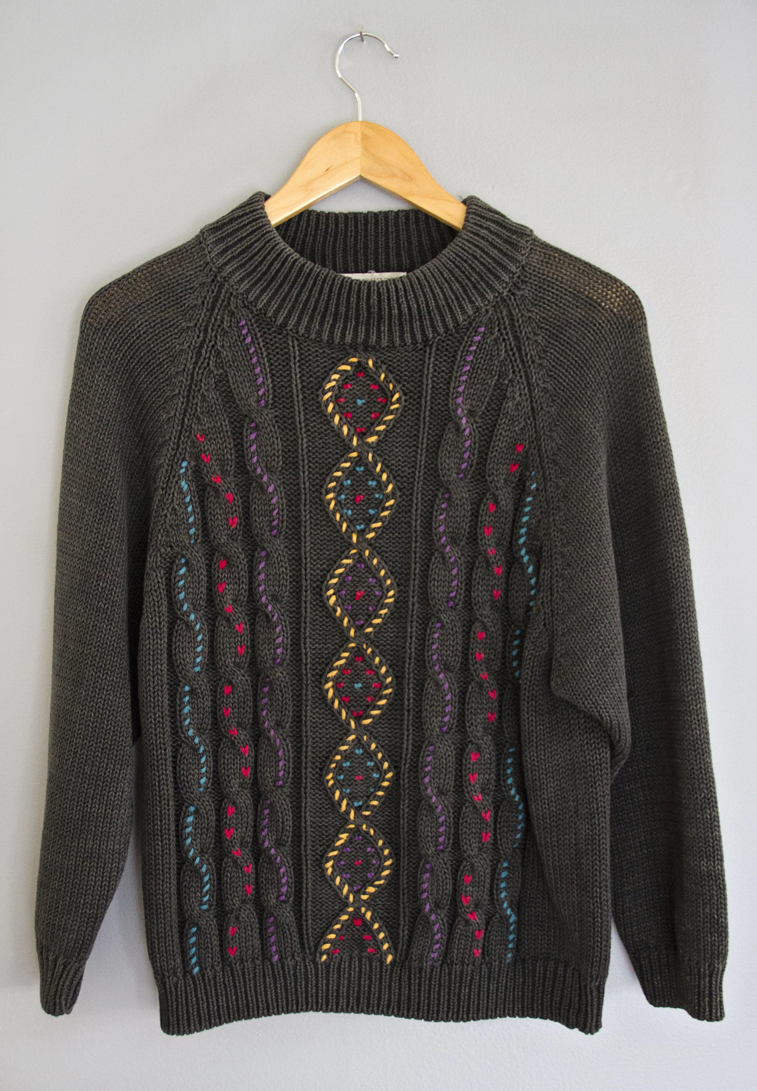 Stitch Me Up Love Sweater 