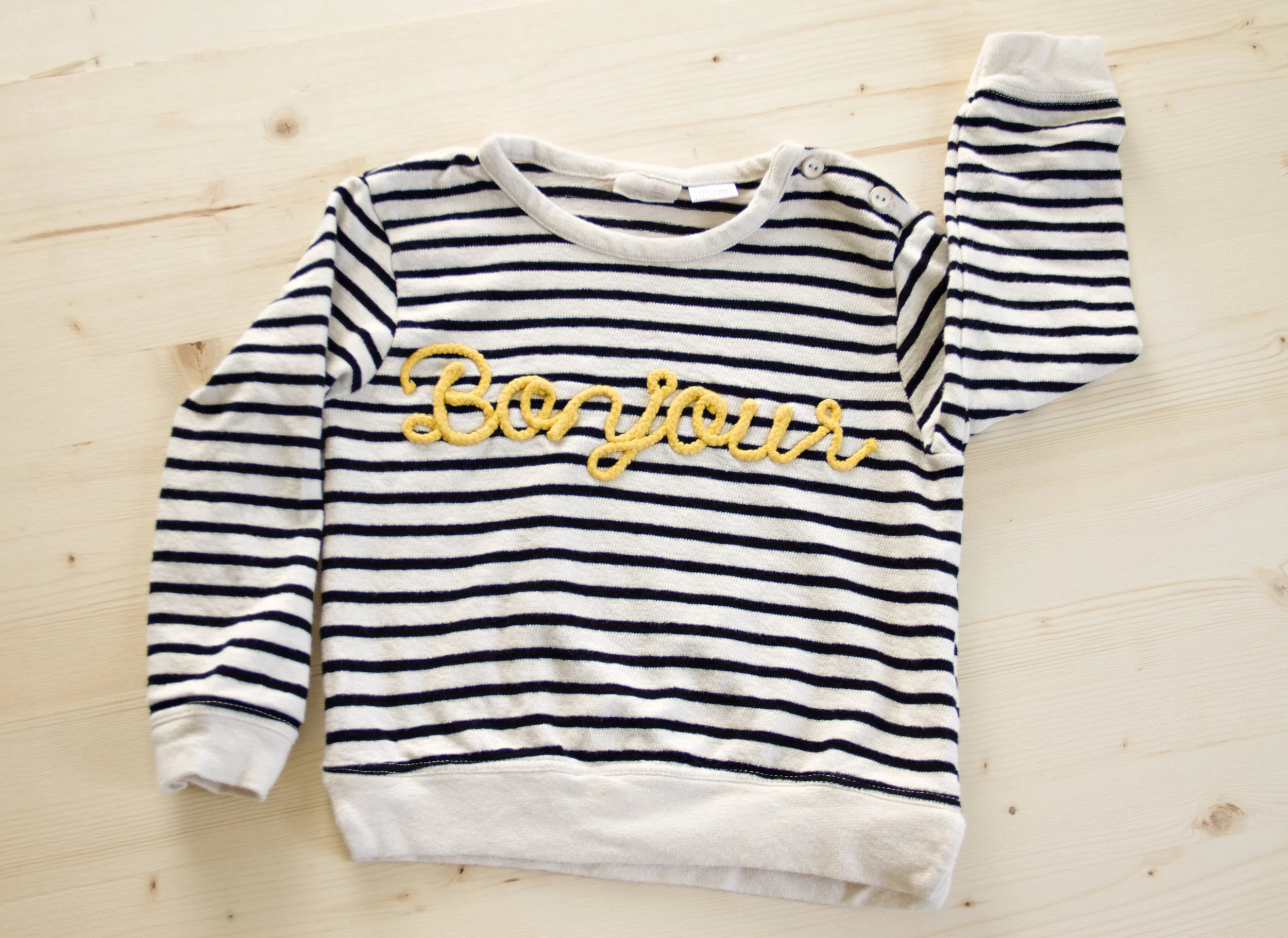 Bonjour Knit Sweatshirt 