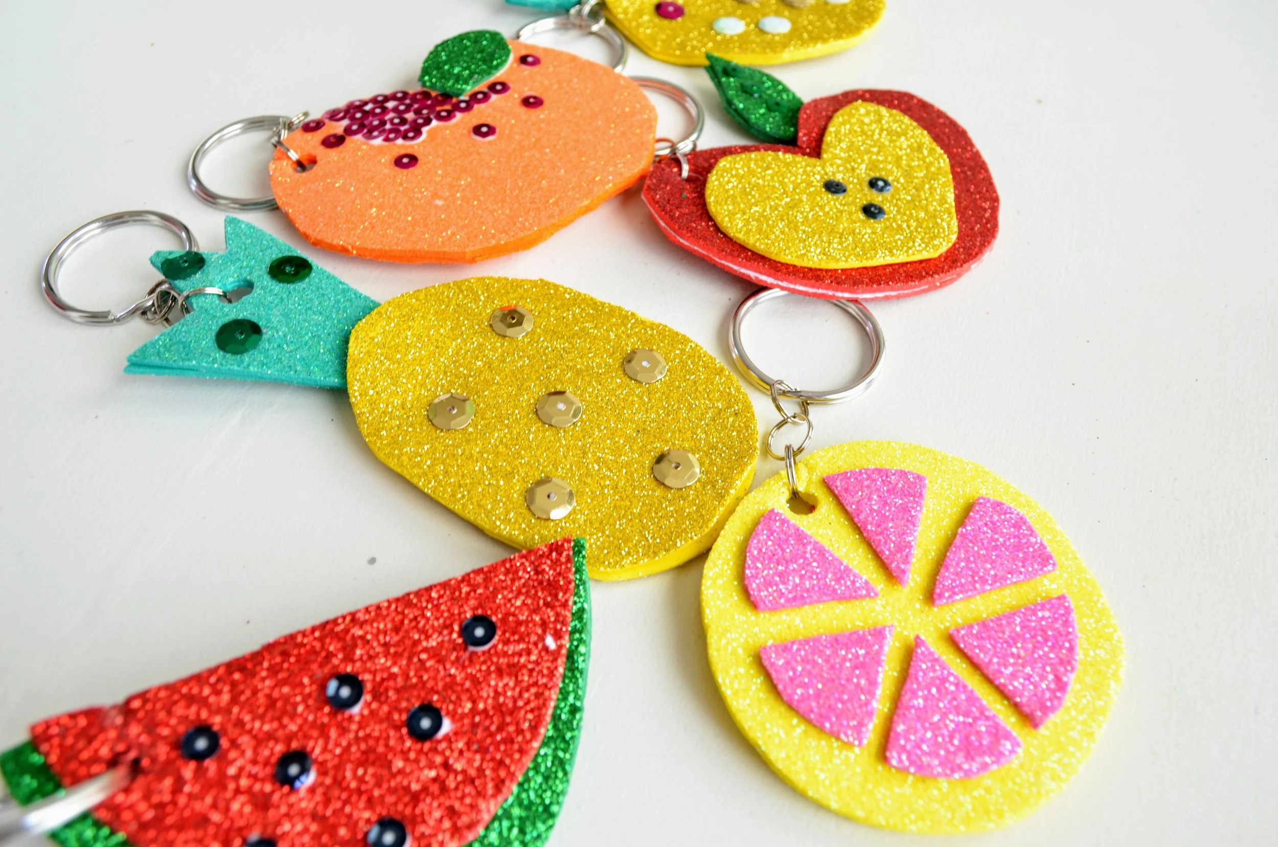 Kids Summer Craft Camp Session 7: Foam Fruit Keychains