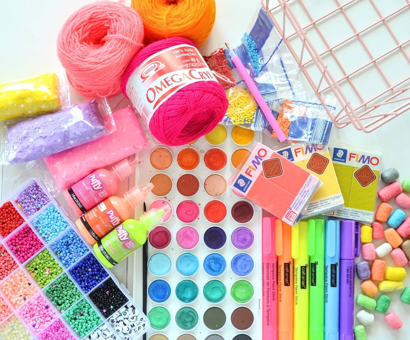 During the summer, my kids have a few things they need to accomplish before they can use electronics. One of those things is to create. They can create anything really, but to help foster their creativity, I like to put together a basket with a few c