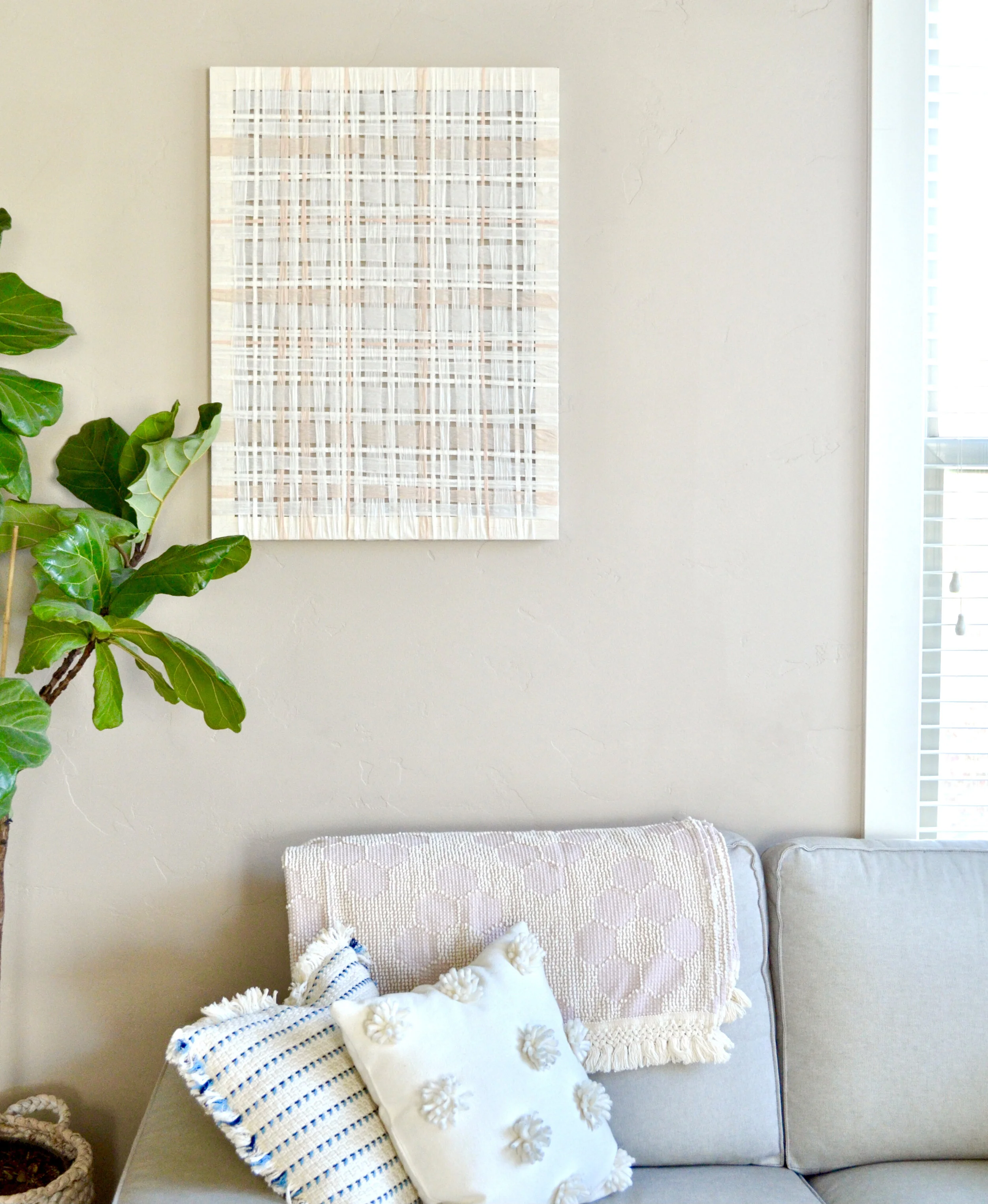 Paper Raffia Wall Art