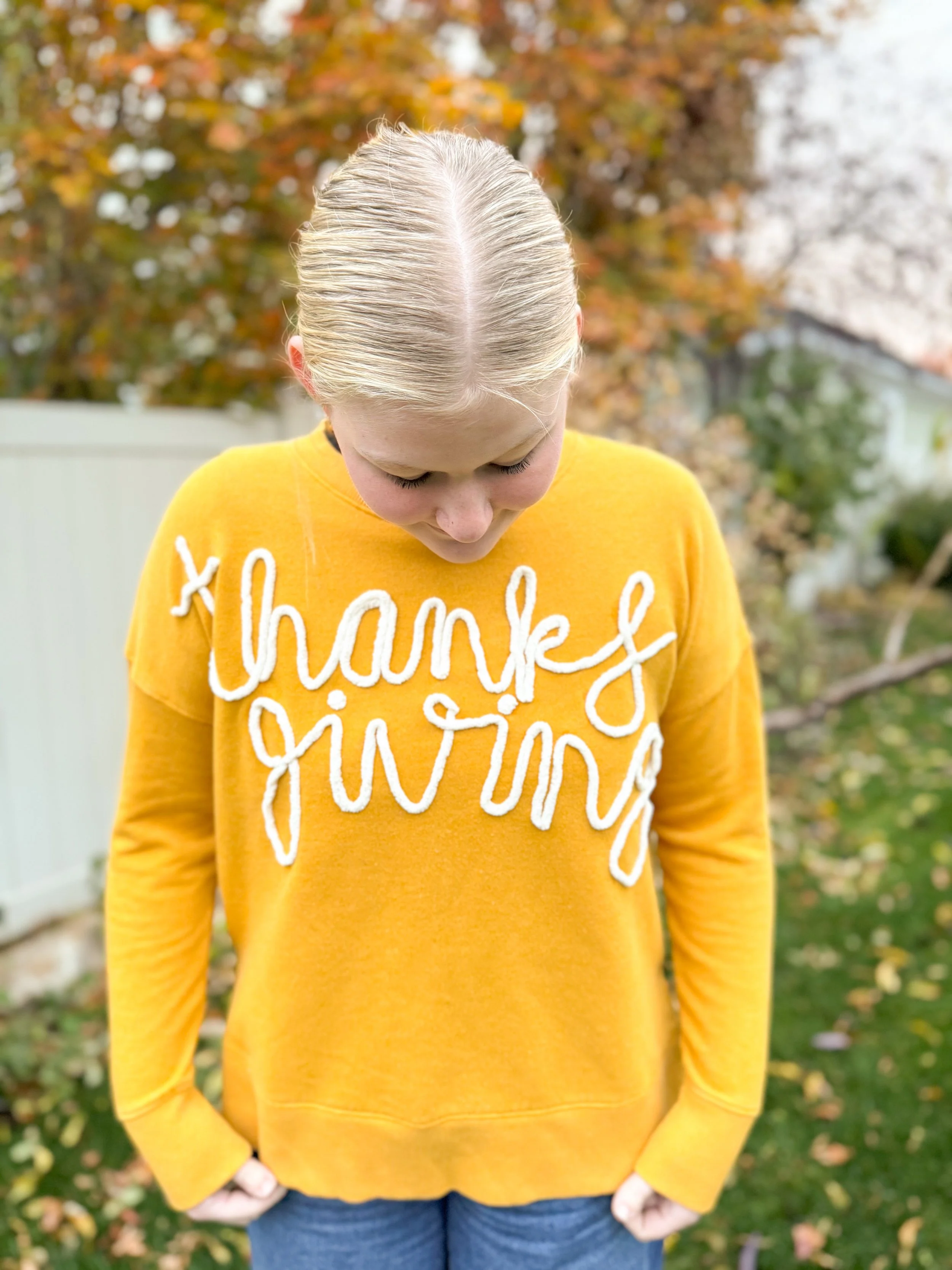 Faux Embroidered/Stitched Sweatshirts