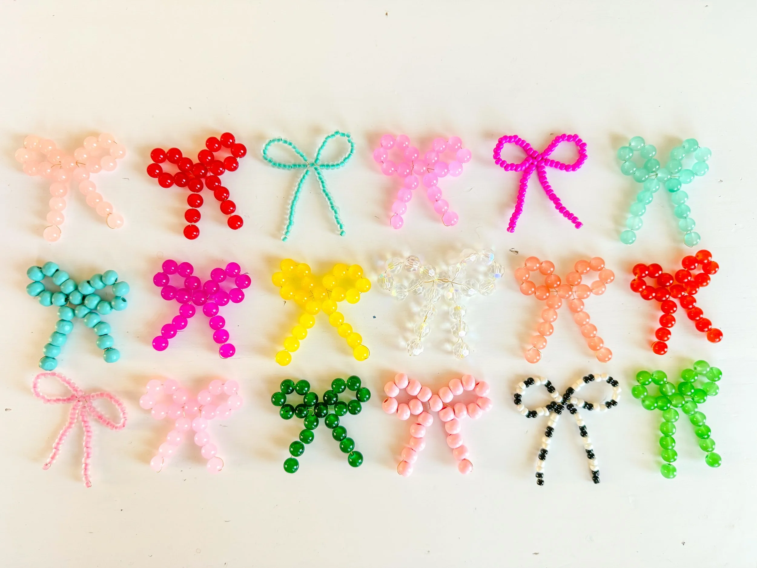 Beaded Bow Ornaments 