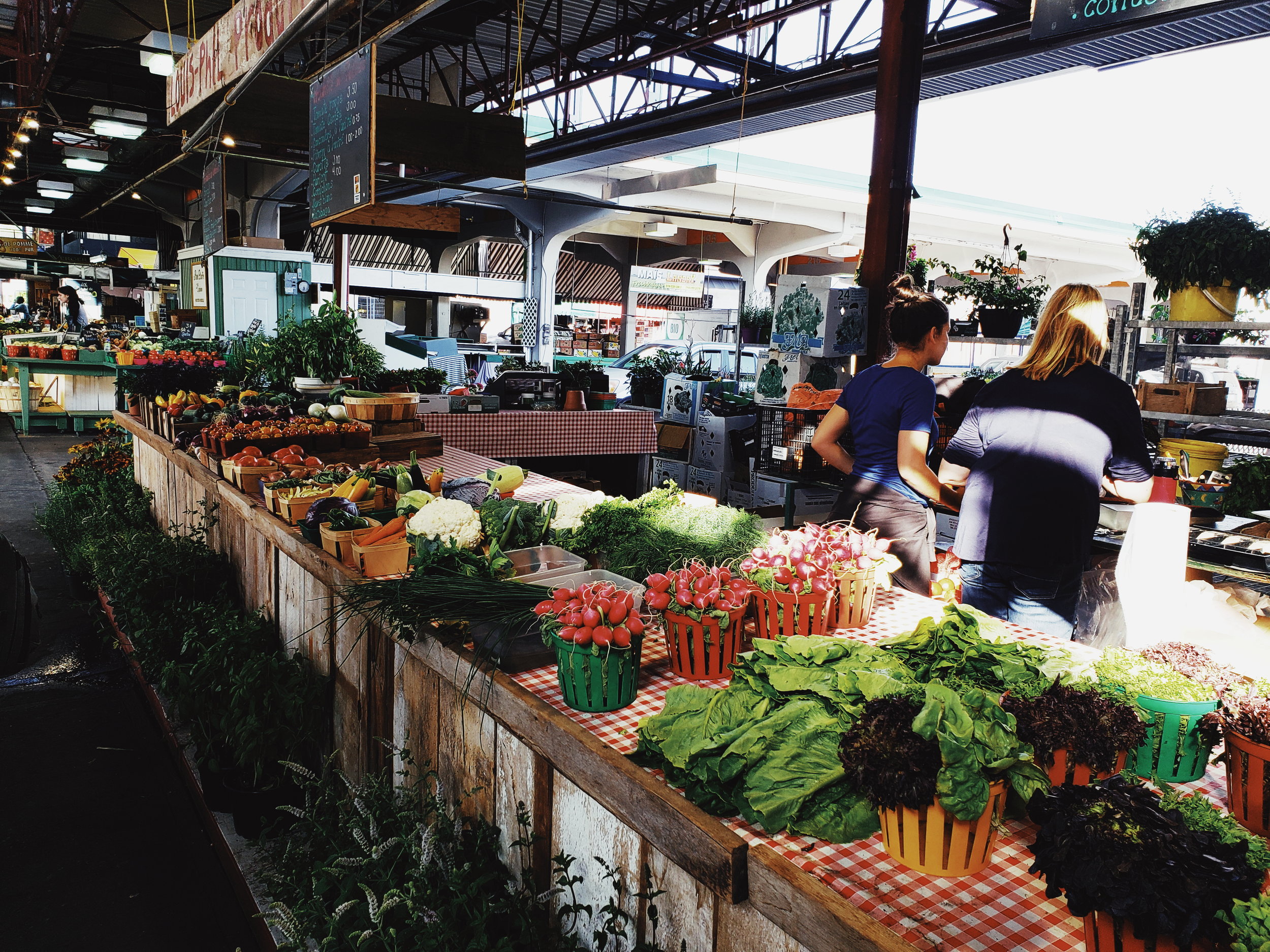 The fresh produce of Marche Jean-Talon.