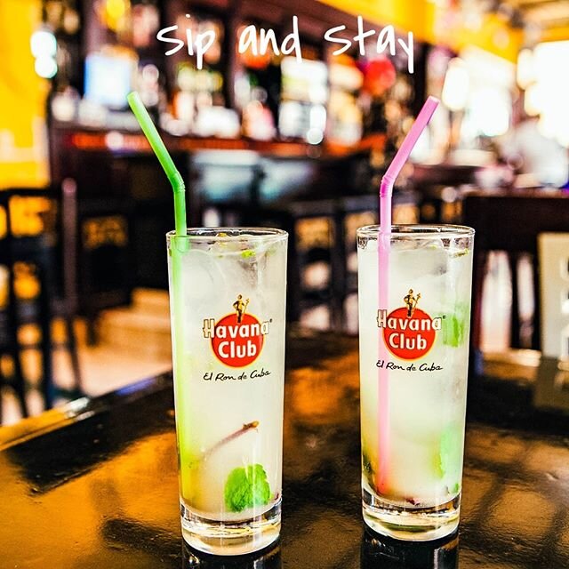 It's Friday and it's 5:00, so it's time for our Sip and Stay feature! ⁠
Sip and Stay is about visiting a place where you must try their signature beverage!⁠
⁠
For example, has anyone visited Havana and not had a ⁠
mojito?  Ever?? I know firsthand tha