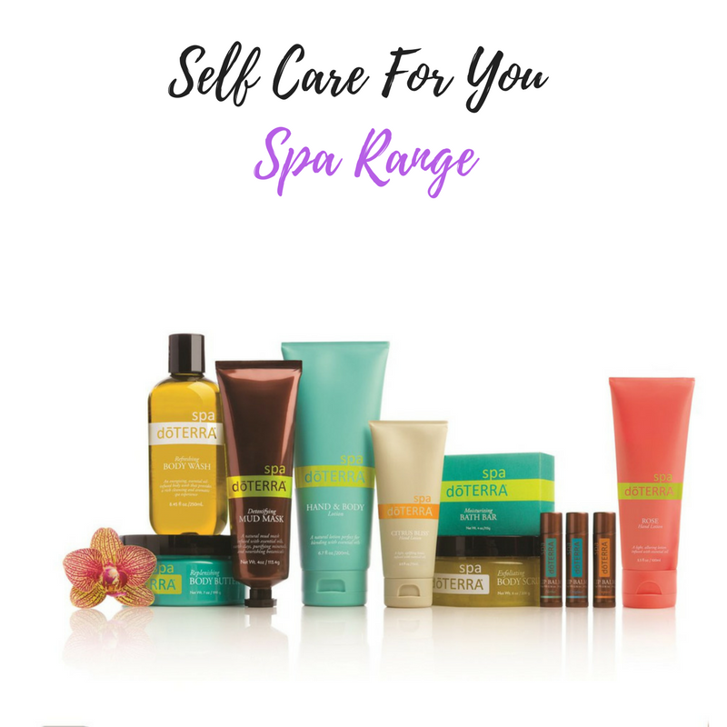 self care spa range