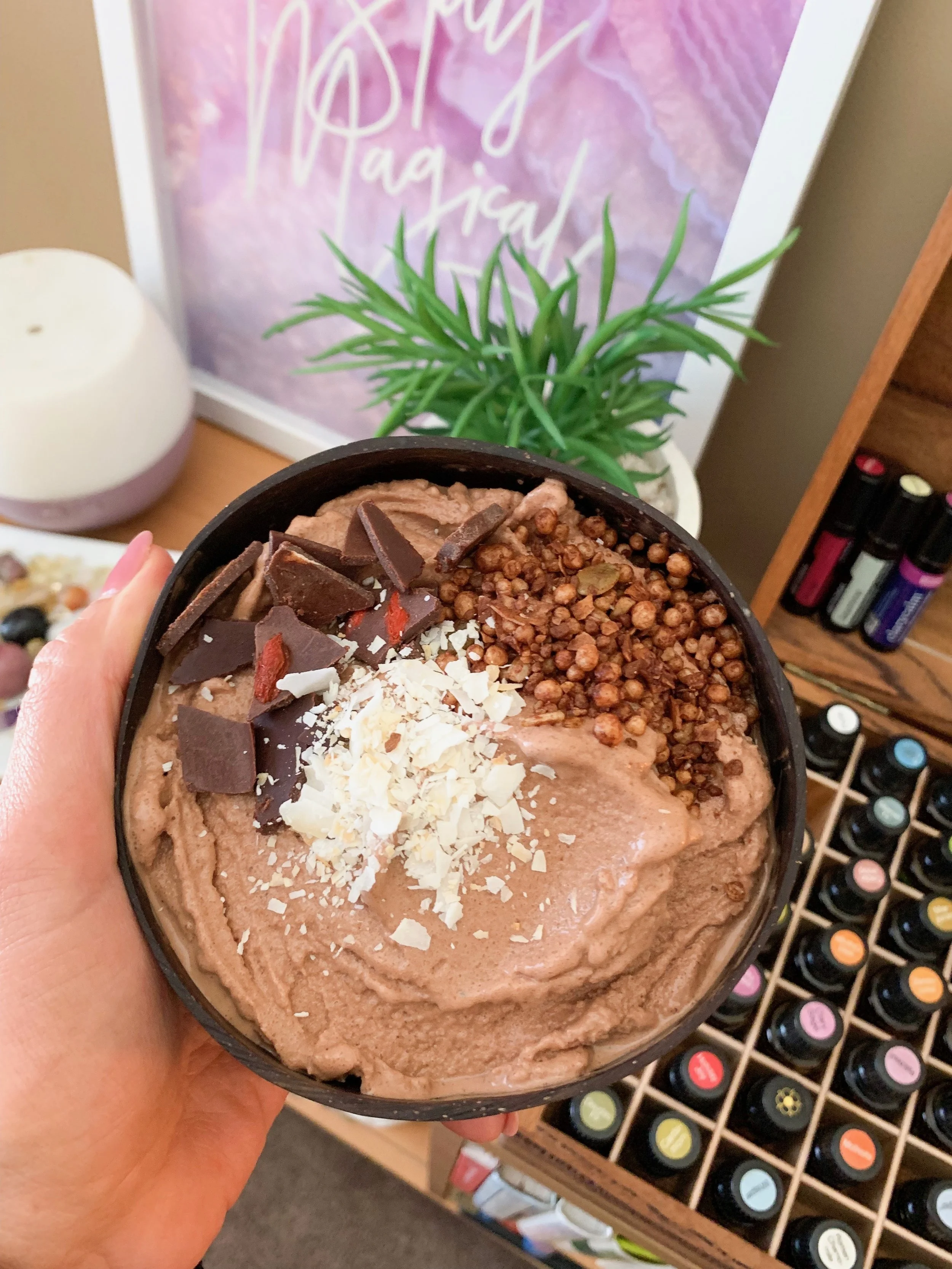 Choc Snickers Dessert Bowl