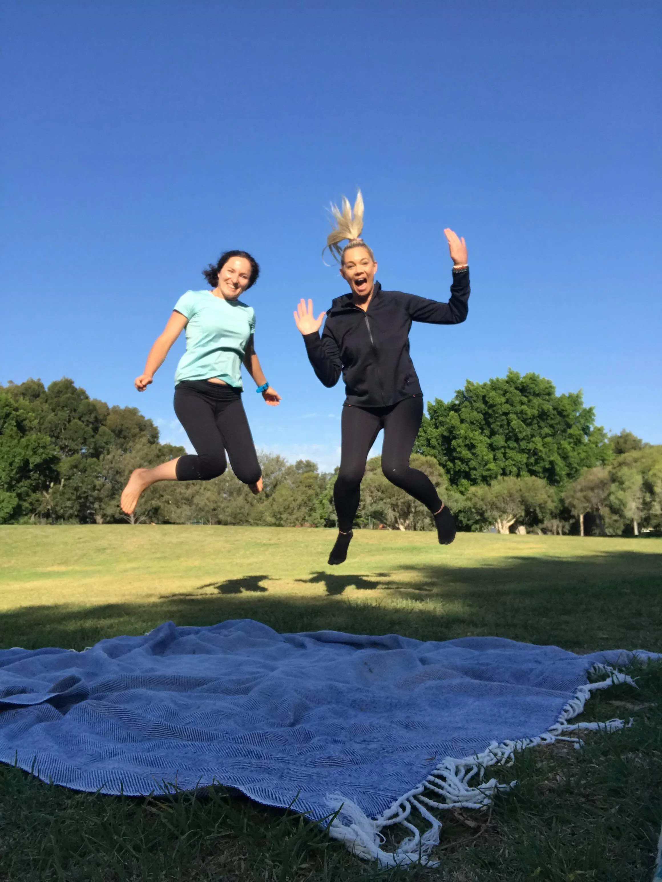 Melissa and Marta jump .JPG