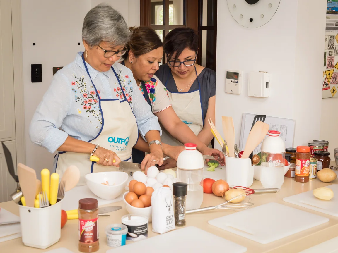 Second Cooking Class For Shell Outpost Group Dubai - By Cariema