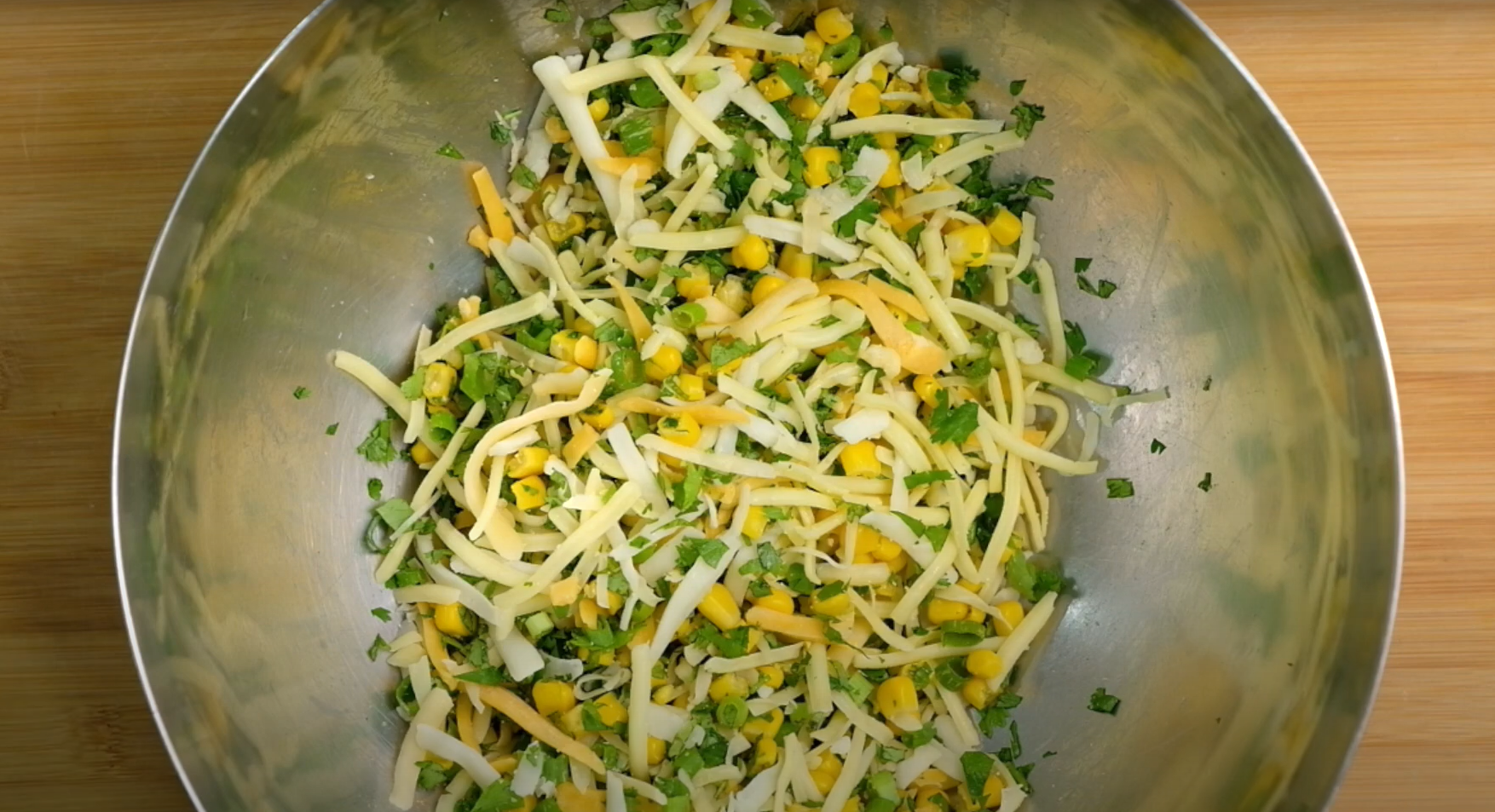 Corn and Cheese Samoosa Filling