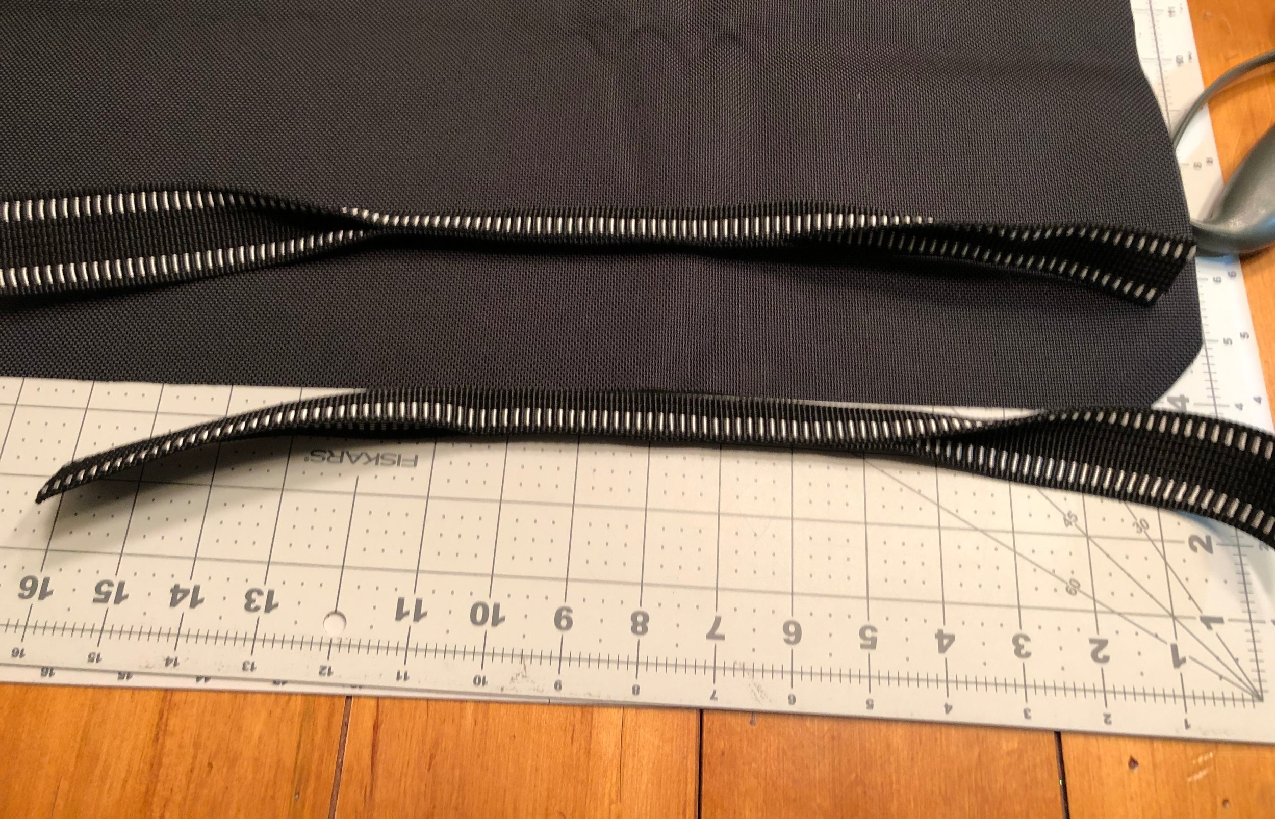  Sew along the edge to secure 