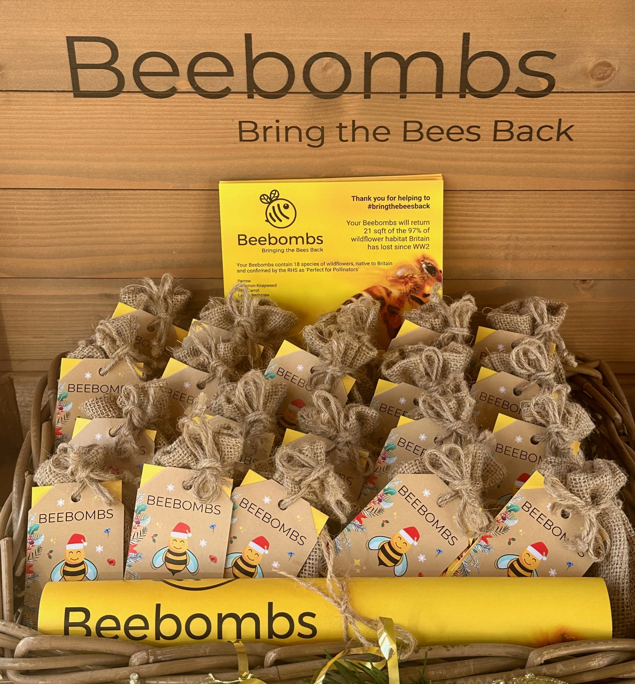 20 Packs of Christmas Tagged Beebombs