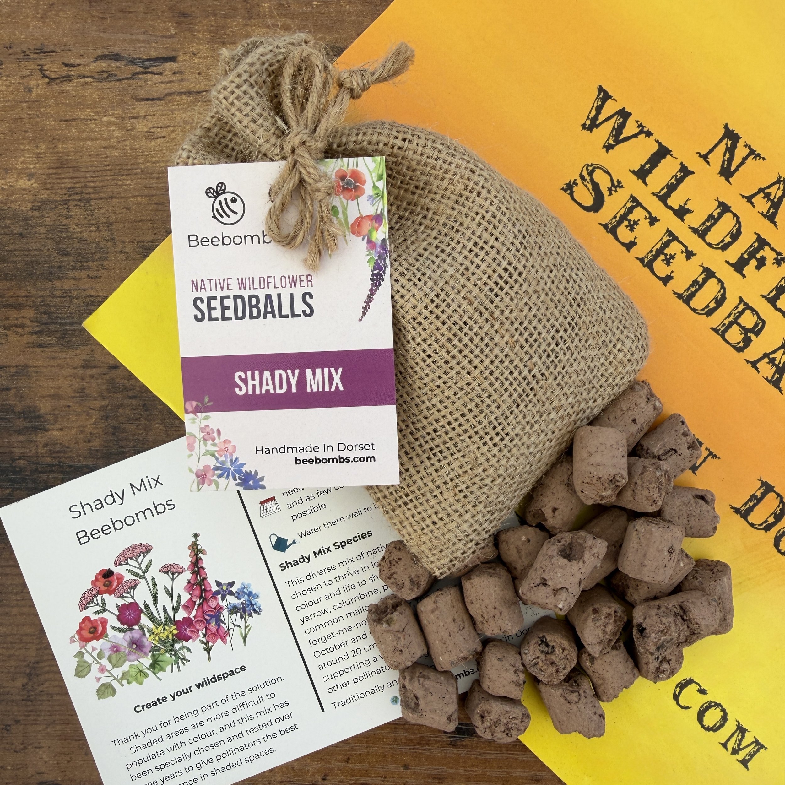 Shady Mix Beebombs - shade tolerant species