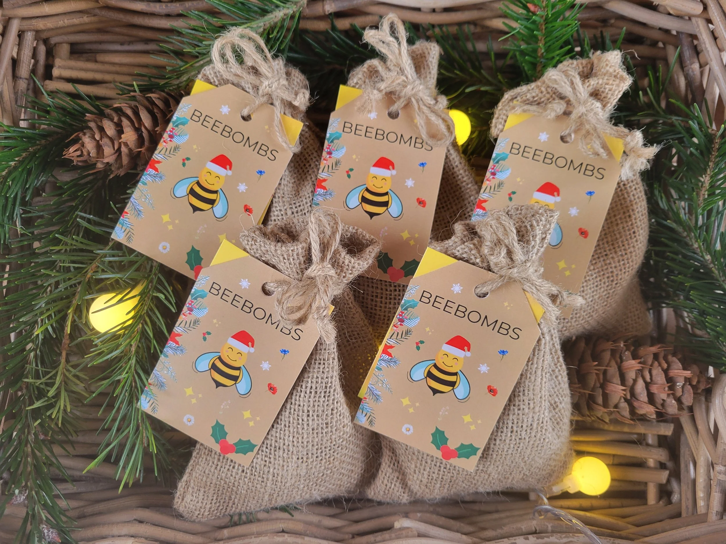 5 Pack Christmas Beebomb Gift Box