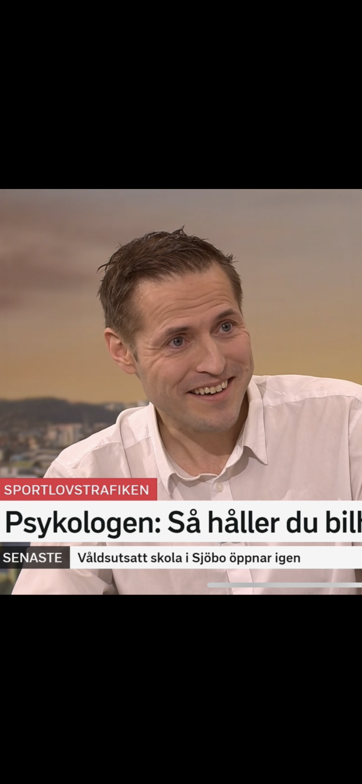 SVT Morgonstudion - Psykologen om hur du undviker ilska i trafiken 
