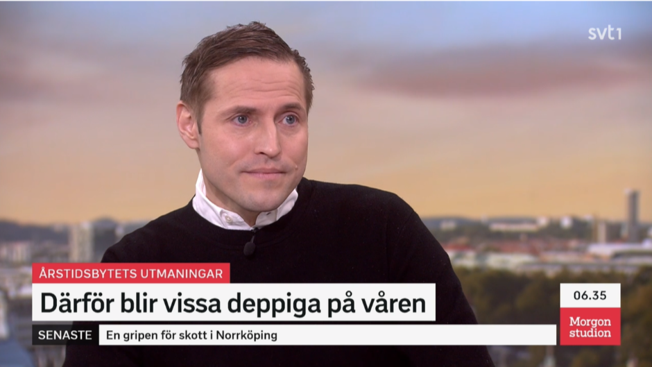 SVT - Morgonstudion - Psykologens tips: Så tacklar du vårdepression