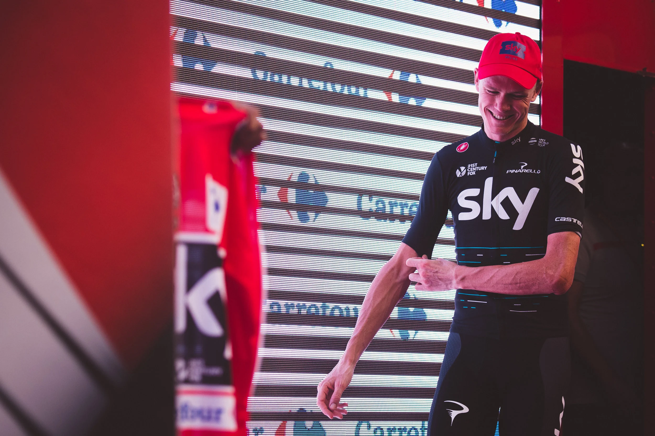 Chris Froome Red Jersey