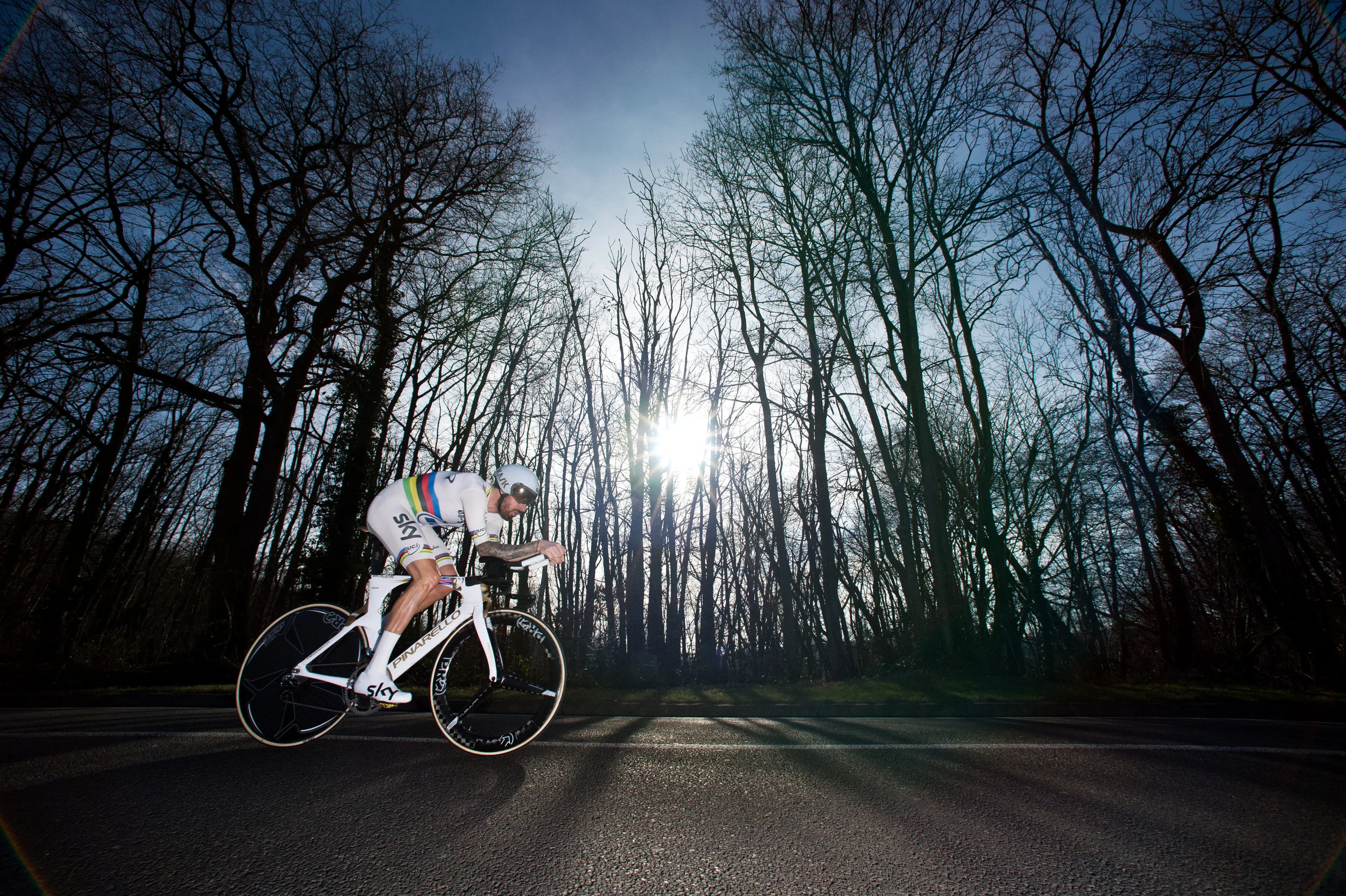 Bradley Wiggins Time Trial - Rainbow Jersey
