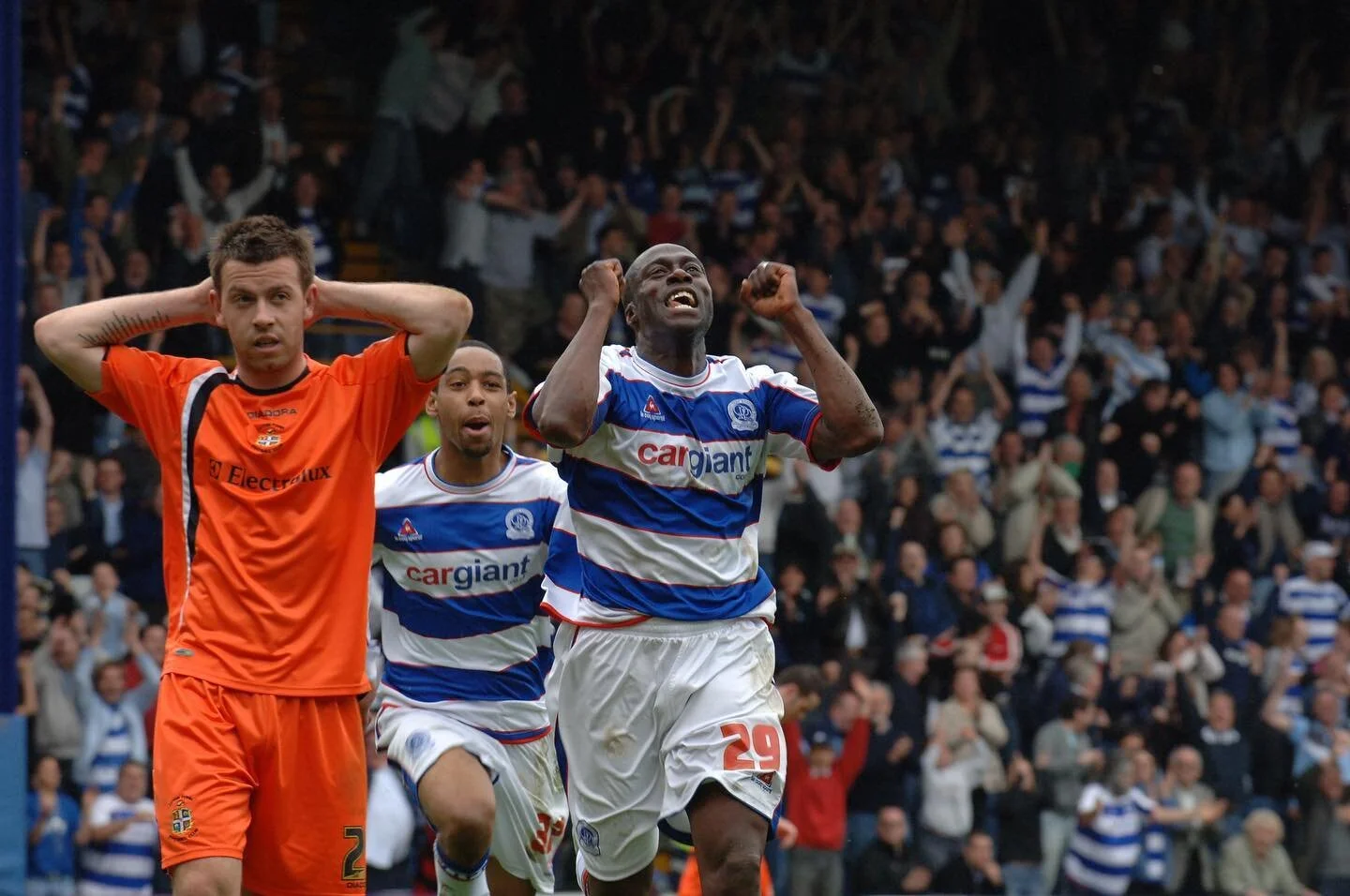 April 2007 @officialqpr flirt with danger in the Championship but a late goal from Paul Furlong leaves visitors @ltfc_official all but down and at the start of quite a journey which saw them return to the championship this season.