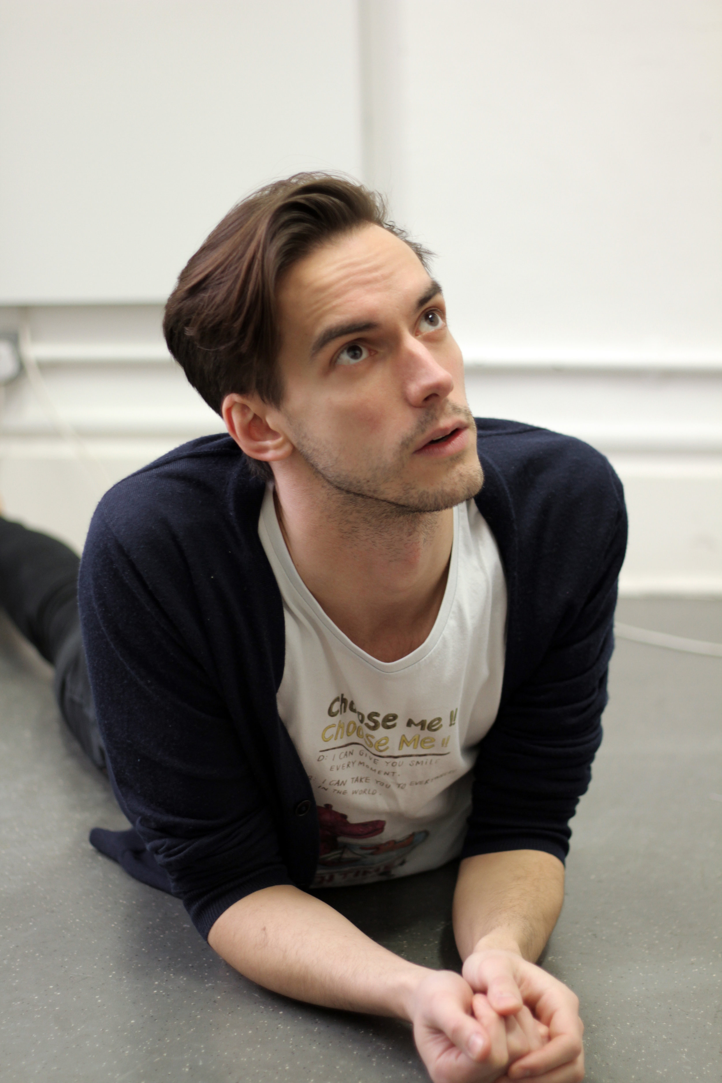 Joe Eyre in rehearsal