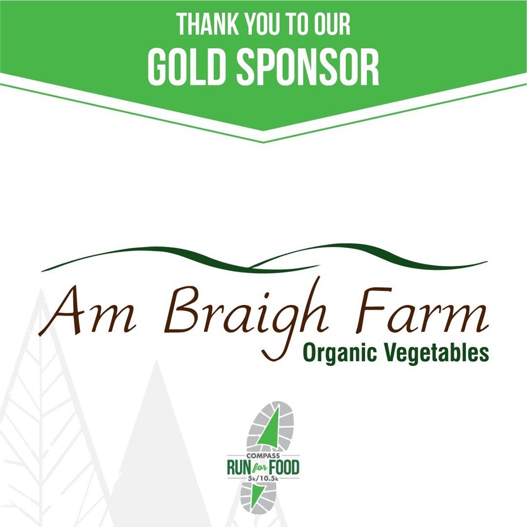 Thank you to our gold partner Am Braigh Farm Organic Vegetables for sponsoring and helping to make Compass Run for Food 2021 a success. #CompassRun4Food #Orangeville #CompassRun www.ambraighfarm.com @AmBraighFarm