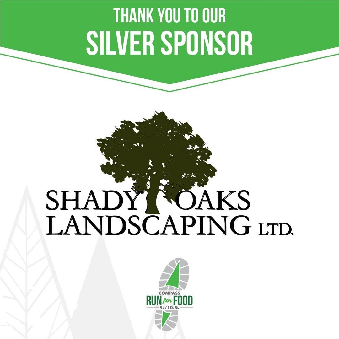 Our silver partner Shady Oaks Landscaping has been a strong supporter of the Compass Run for Food since 2014. Thank you for helping to make Compass Run for Food 2021 a success! www.shadyoakslandscaping.ca #CompassRun4Food #Orangeville #CompassRun