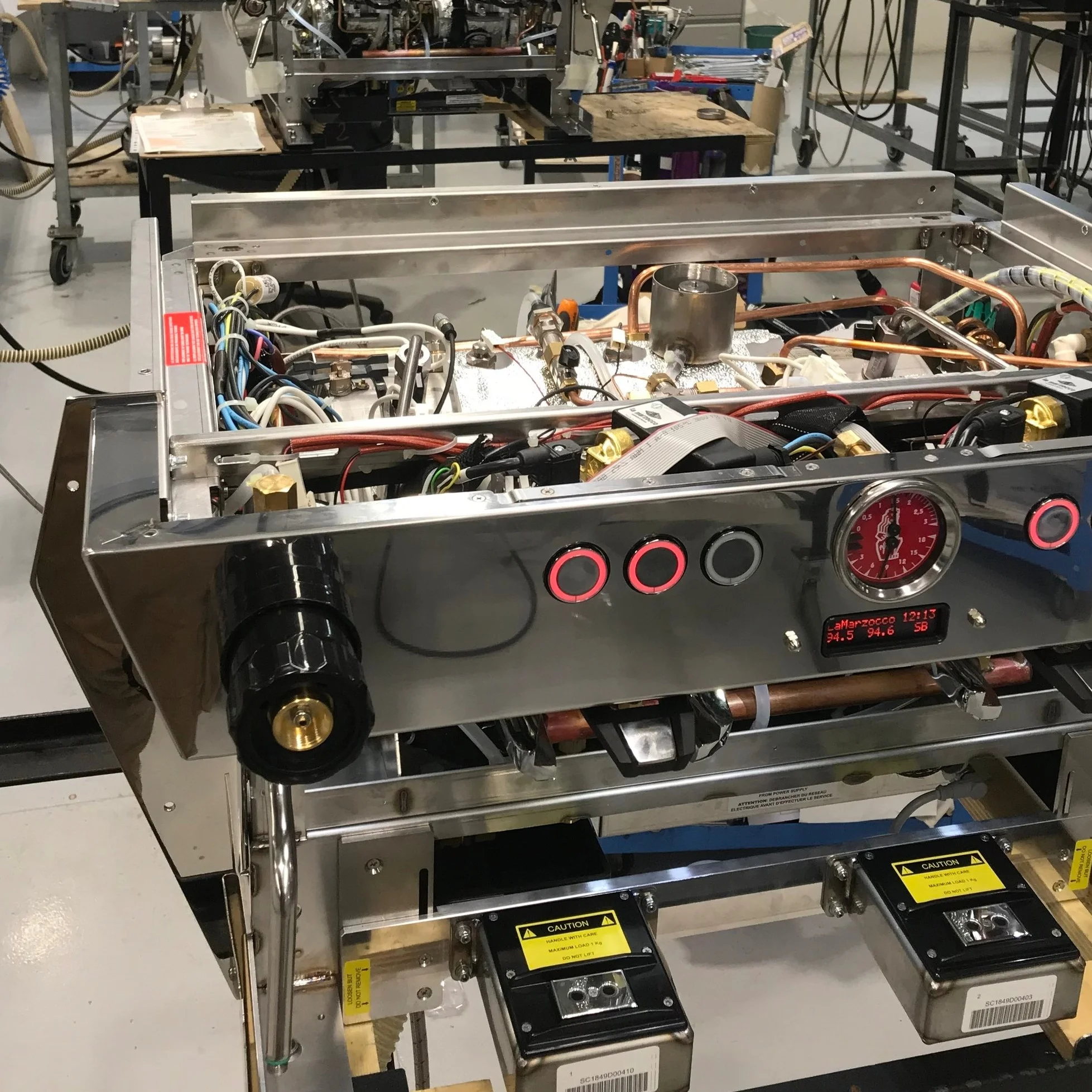 Her skapes en La Marzocco KP90