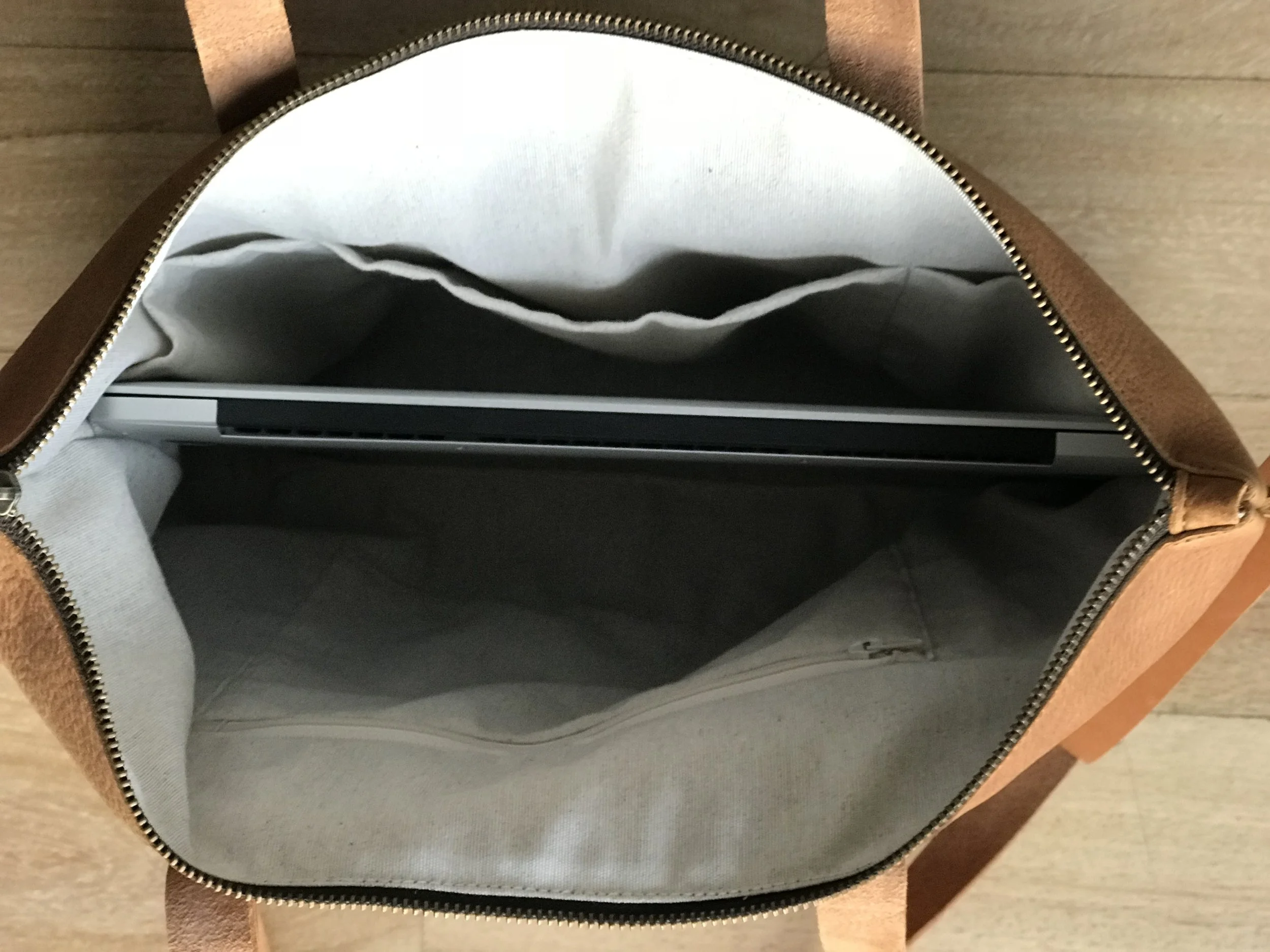 lightweight leather bag