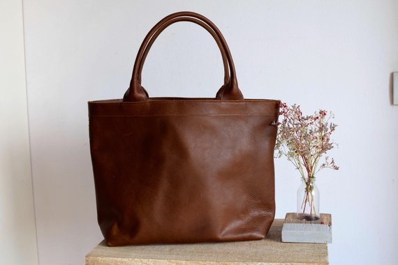 Tan Cognac Color Leather Bag With, What Color Is Cognac Leather