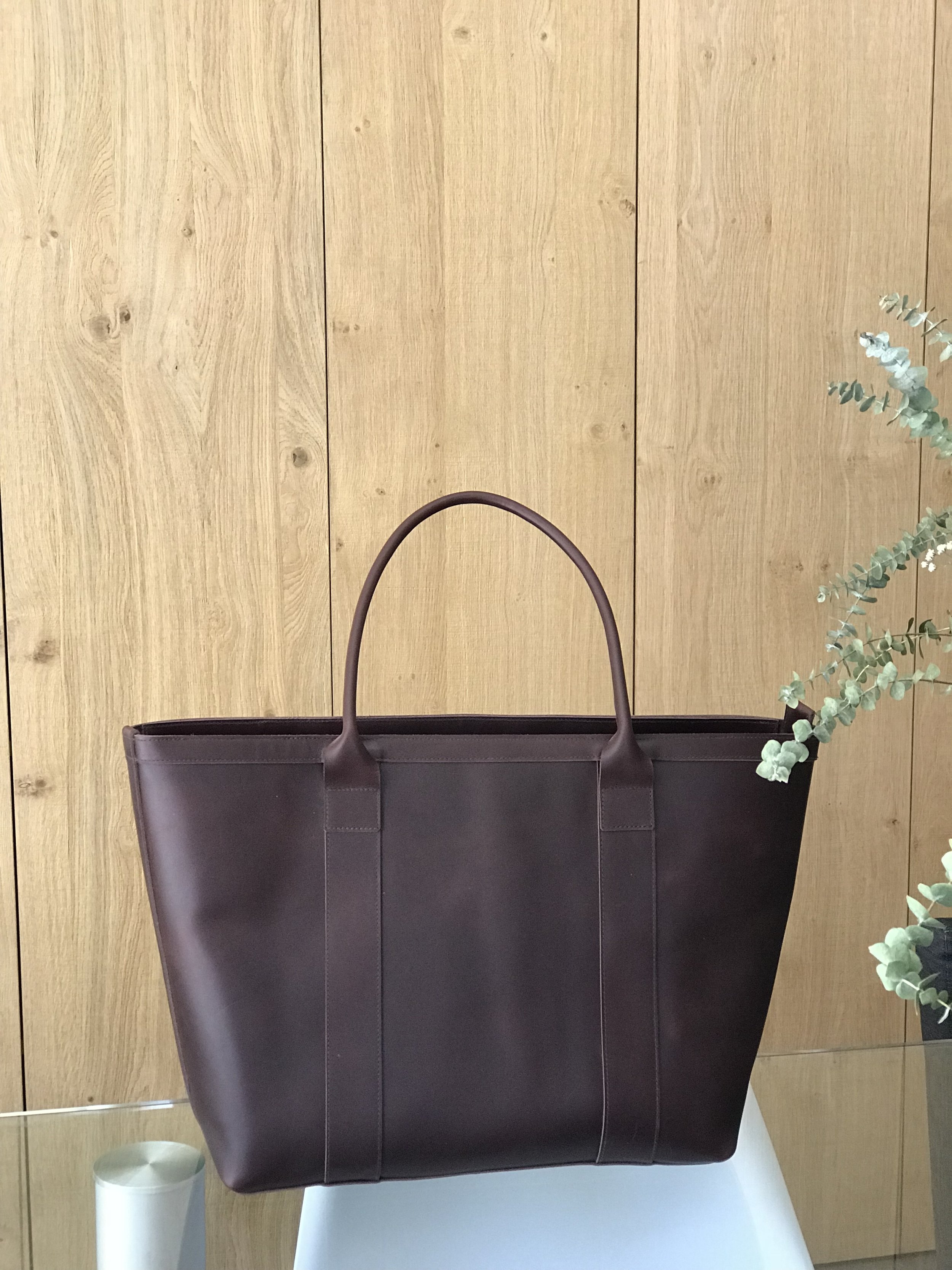 Bag, Heritage, Open Tote, Leather, Red at Kent Saddlery from $215.00