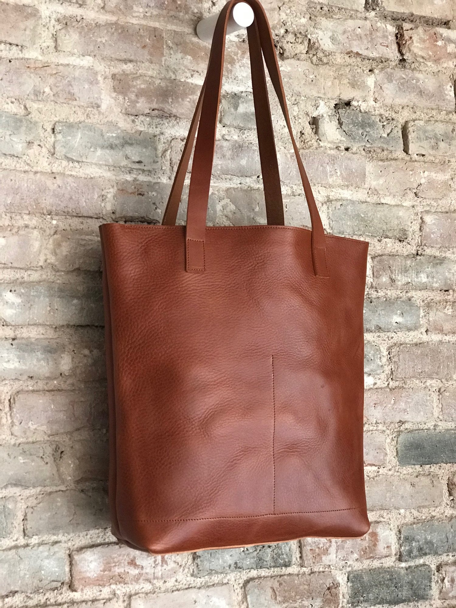 Leather Utility Tote, Full Grain Tote Bag