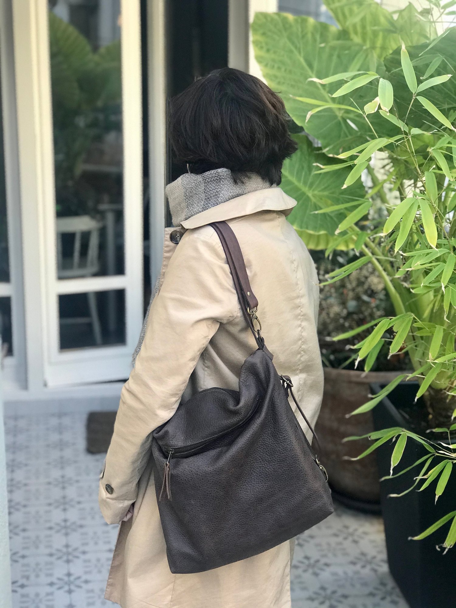 Multipurpose Genuine Women Leather Bag | 3 in 1 Convertible 