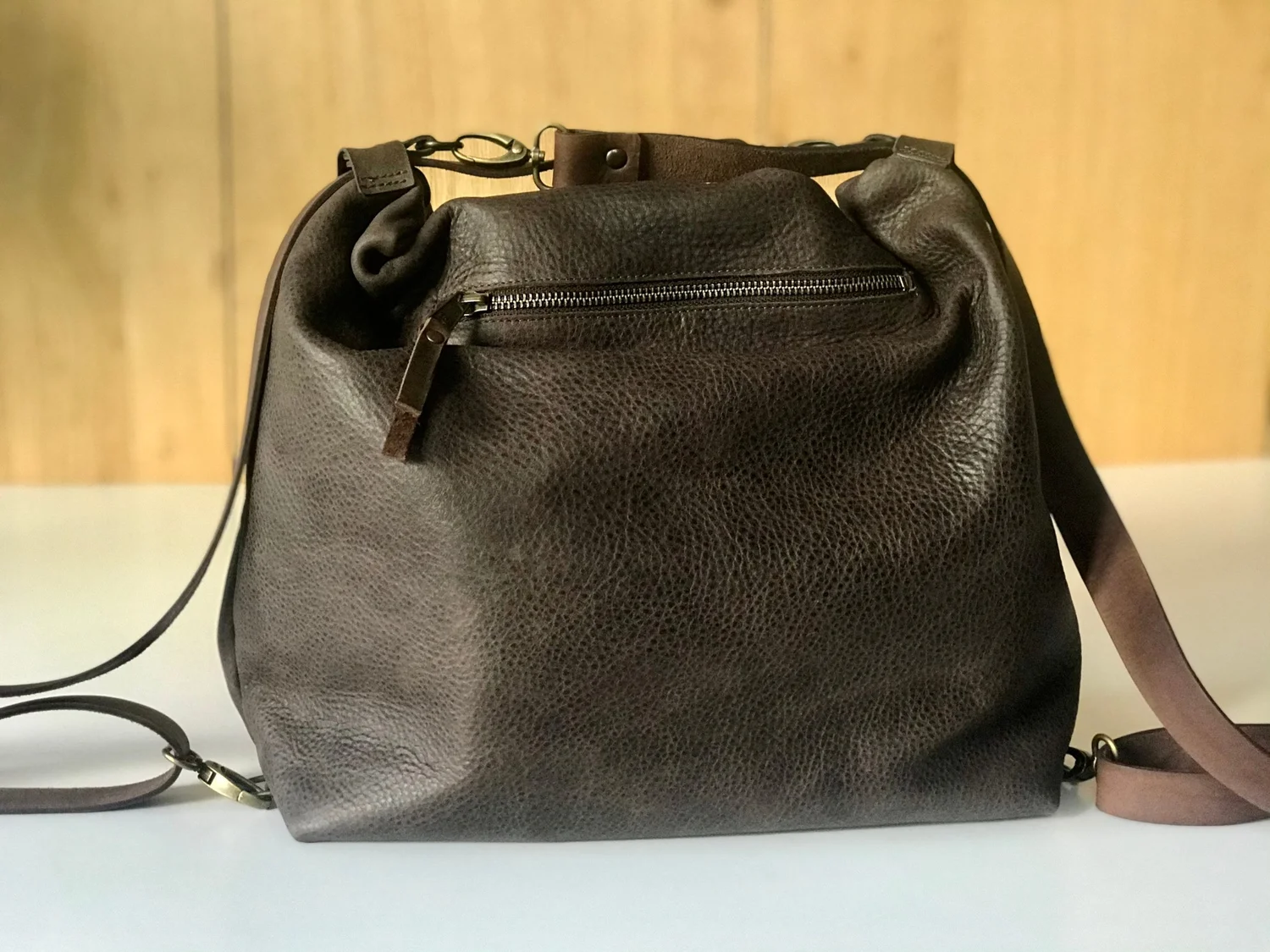 Multipurpose Genuine Women Leather Bag | 3 in 1 Convertible Hand Bag,  Shoulder Bag & Backpack | Hobo Travel Bag | Donos Backpack | Tote Bag   Vermut Atelier