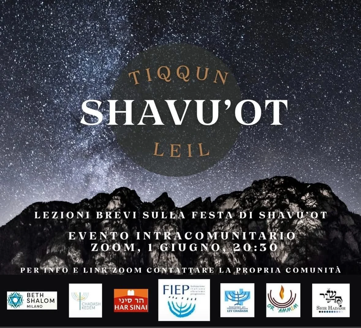 Lezione breve su Shavuot