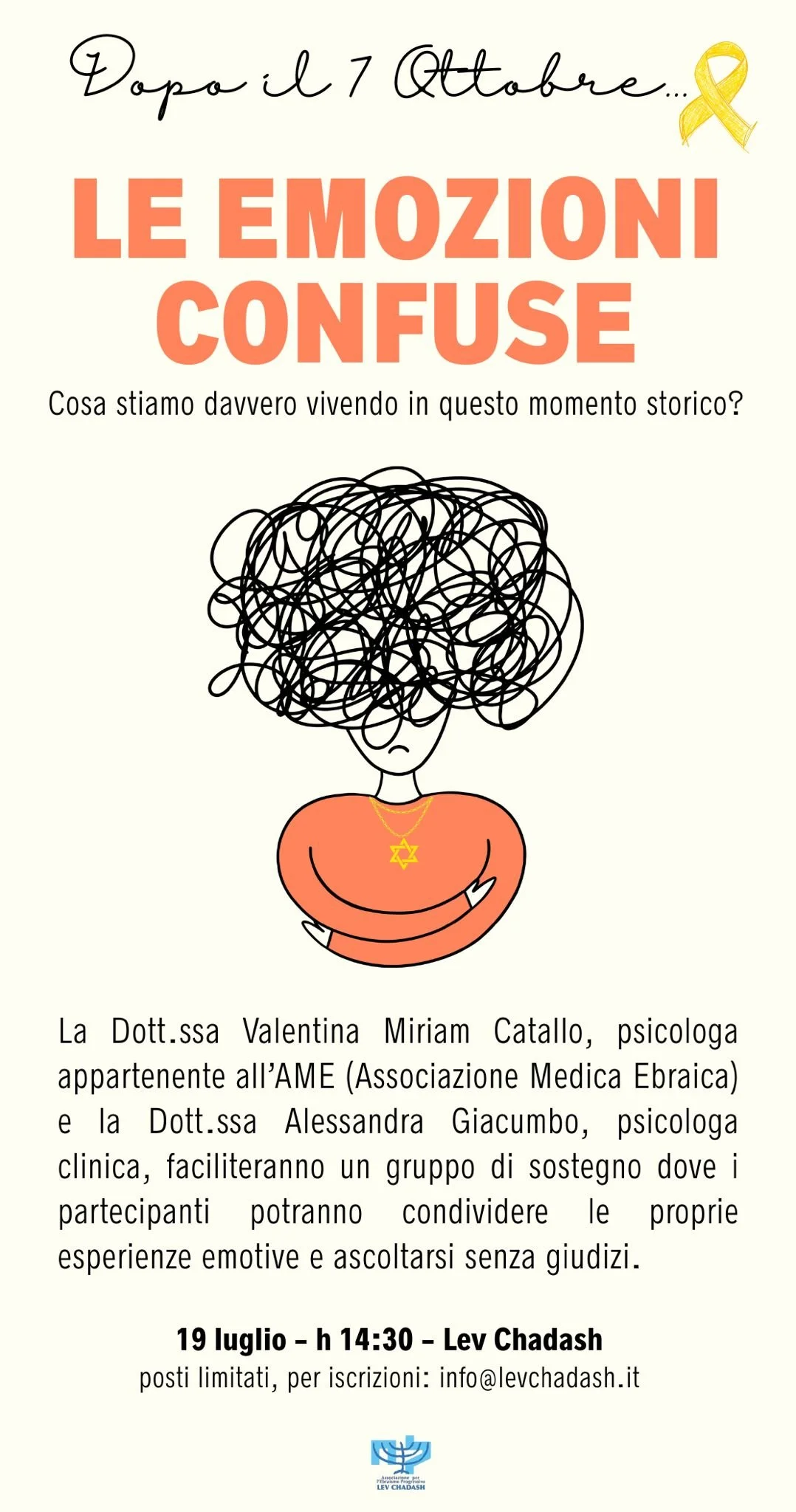 Dopo il 7 Ottobre... LE EMOZIONI CONFUSE