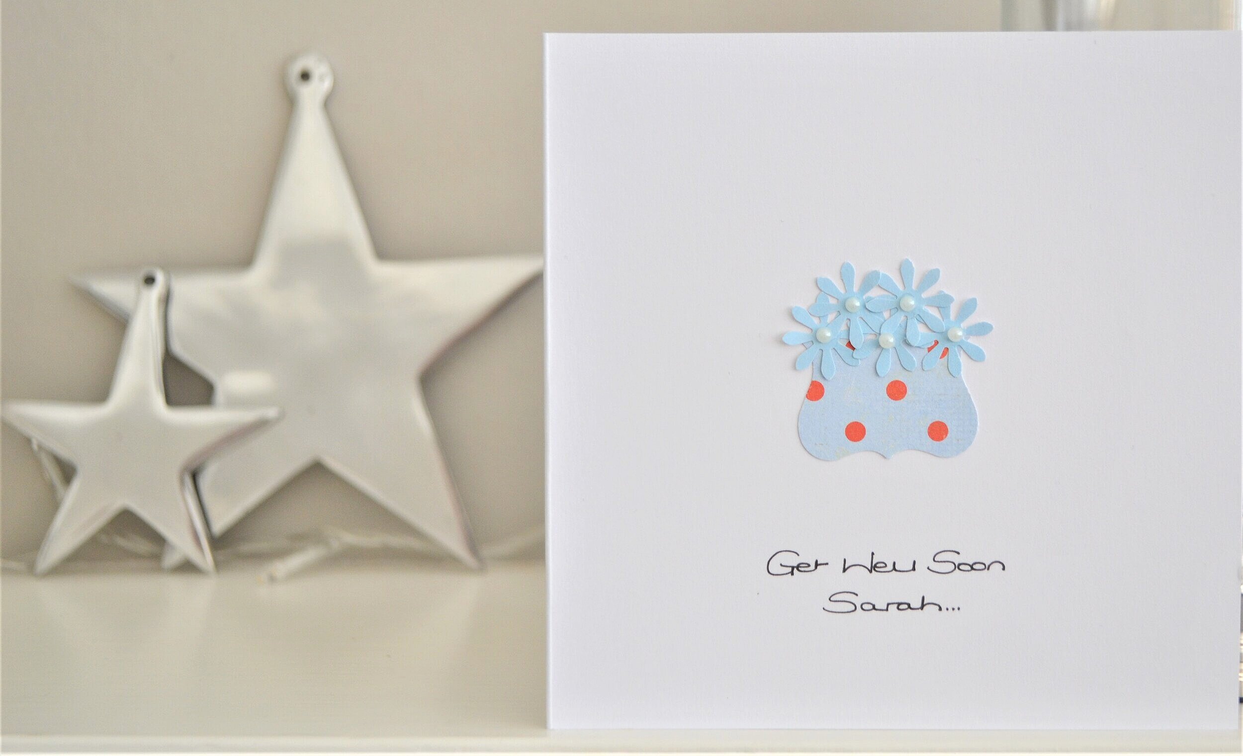 Bespoke Get Well Soon card