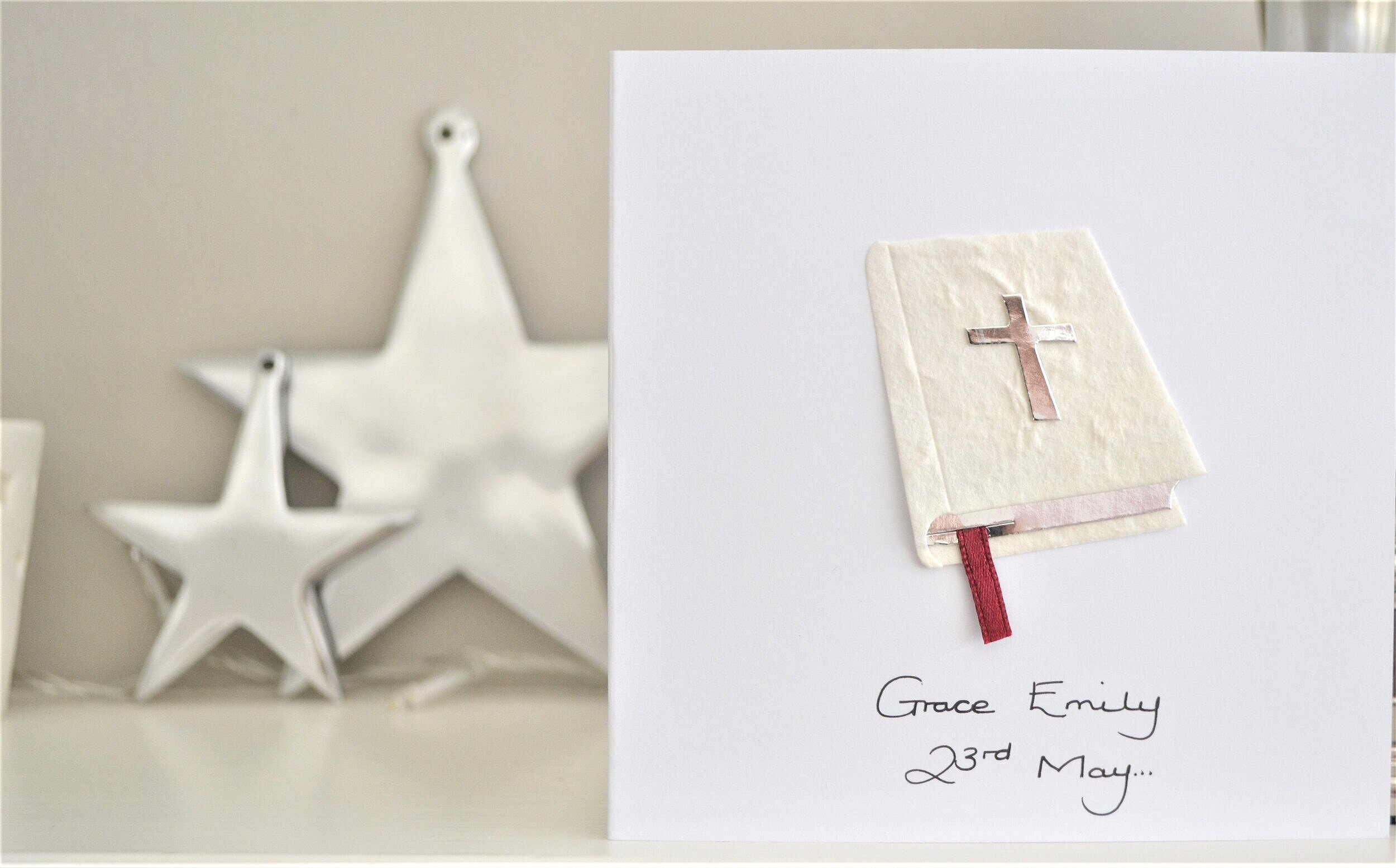 Bespoke Christening Card