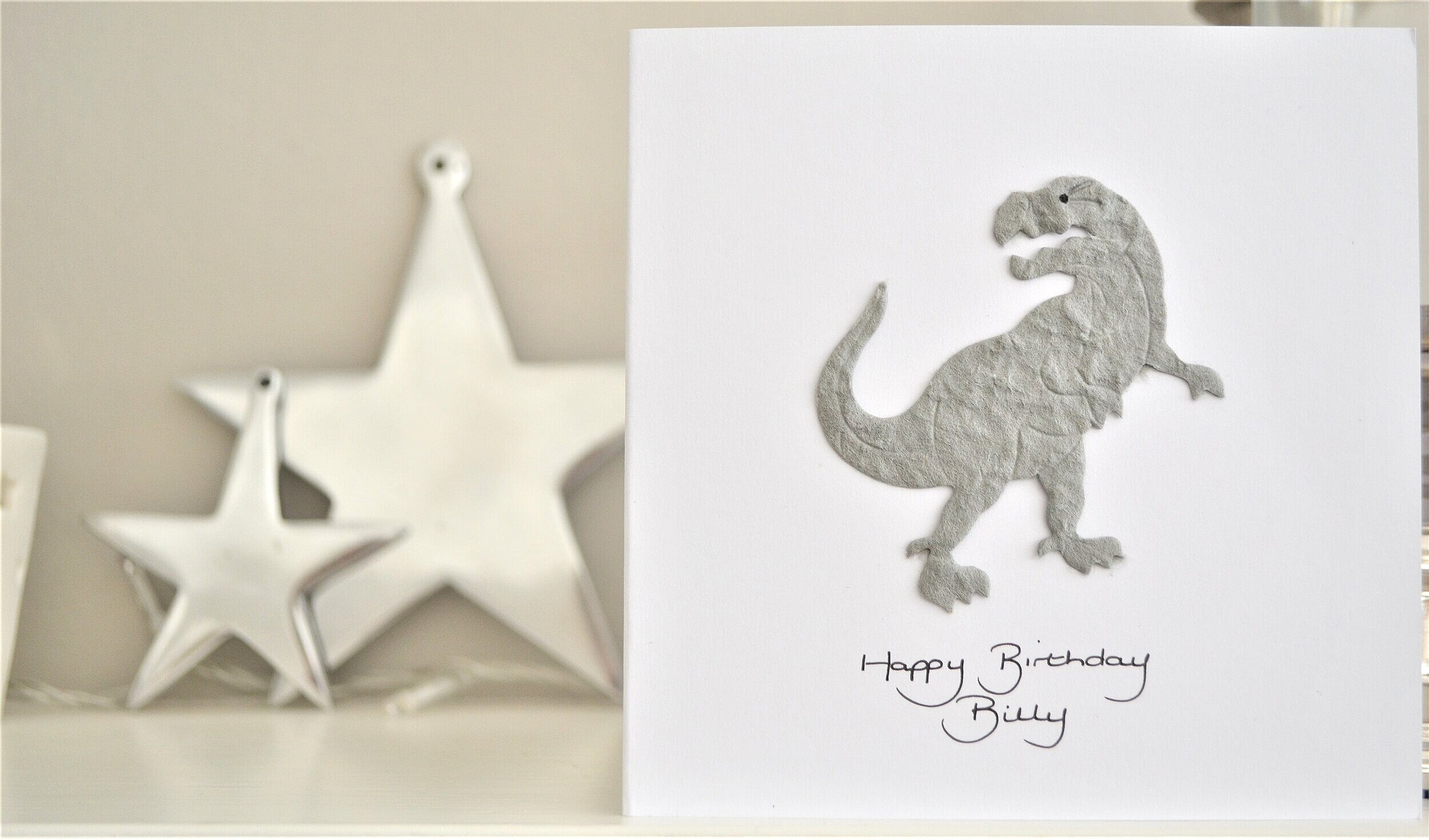 Bespoke Dinosaur Happy Birthday