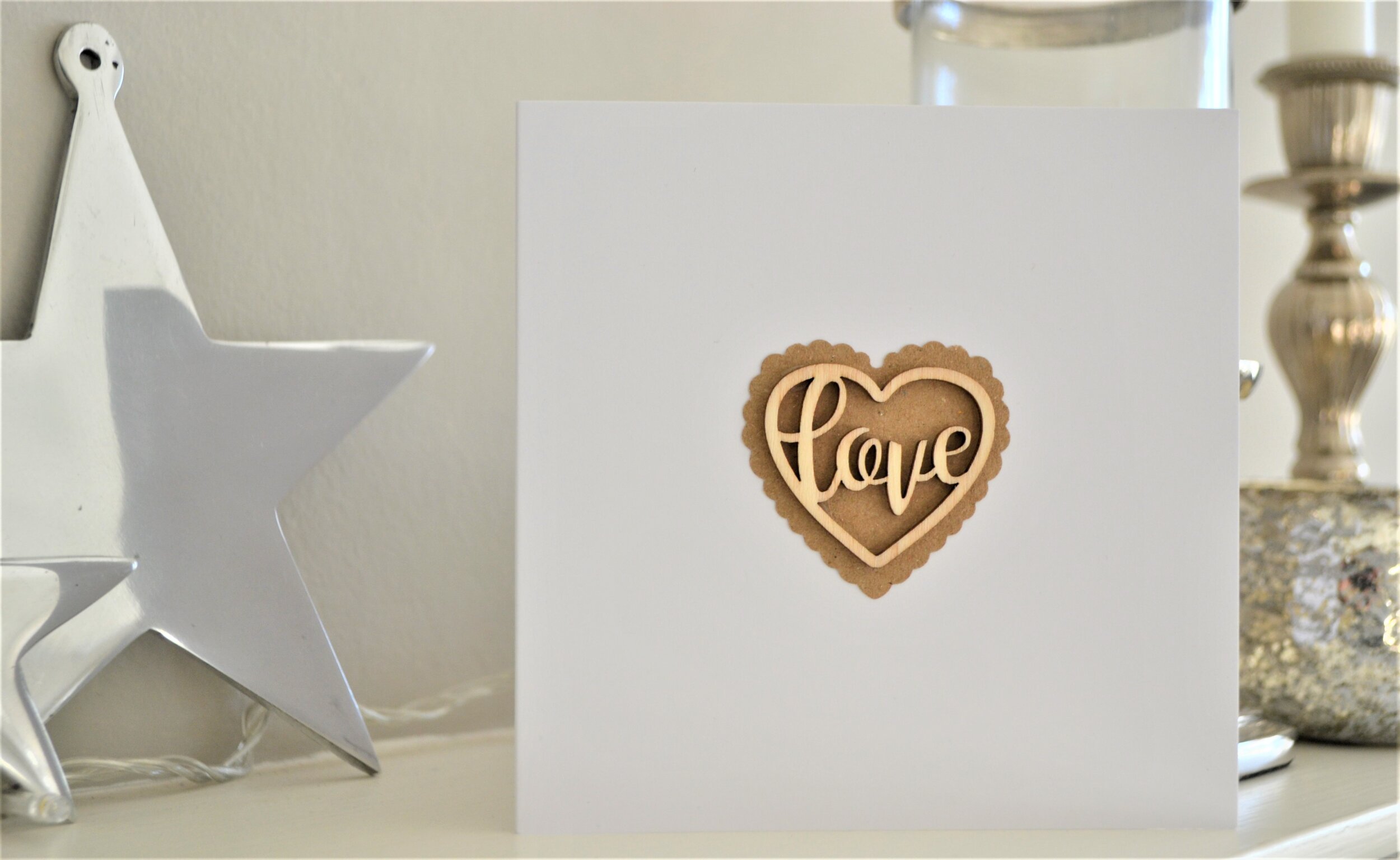 Wooden Love Heart
