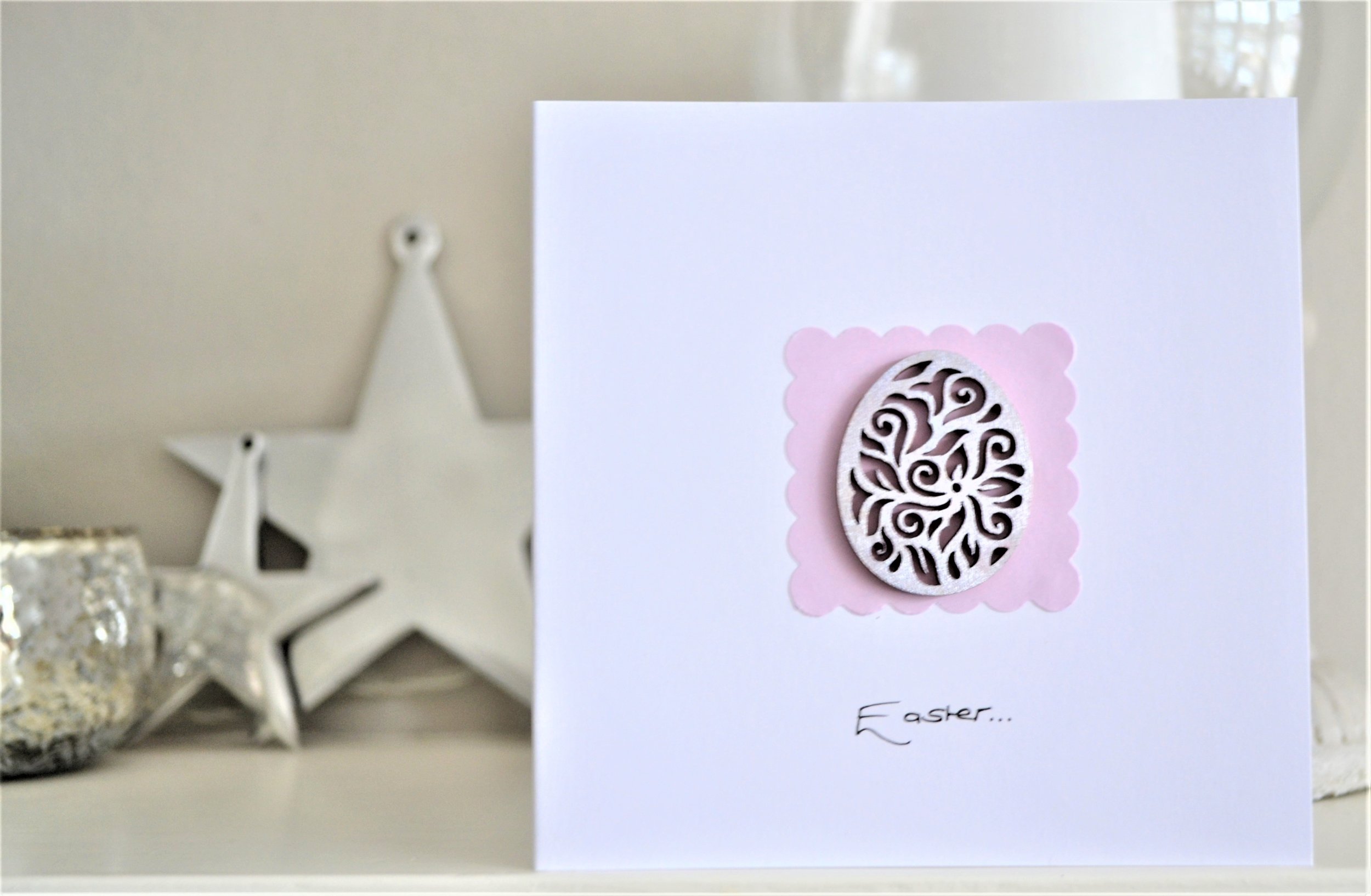 Lilac Wooden Egg