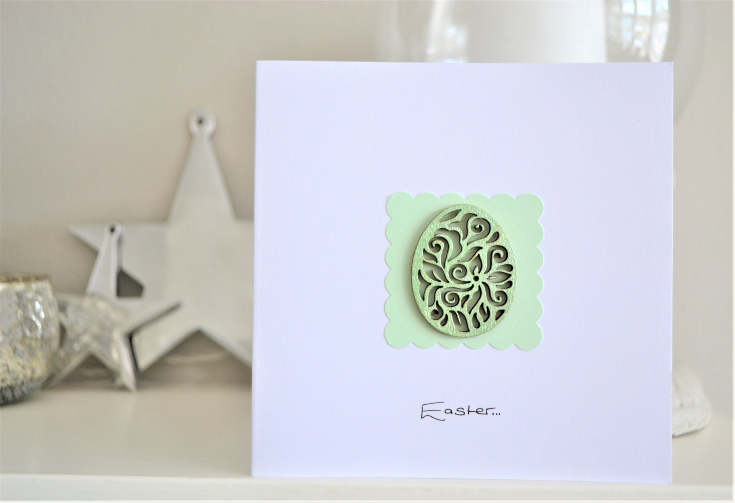 Green Wooden Egg